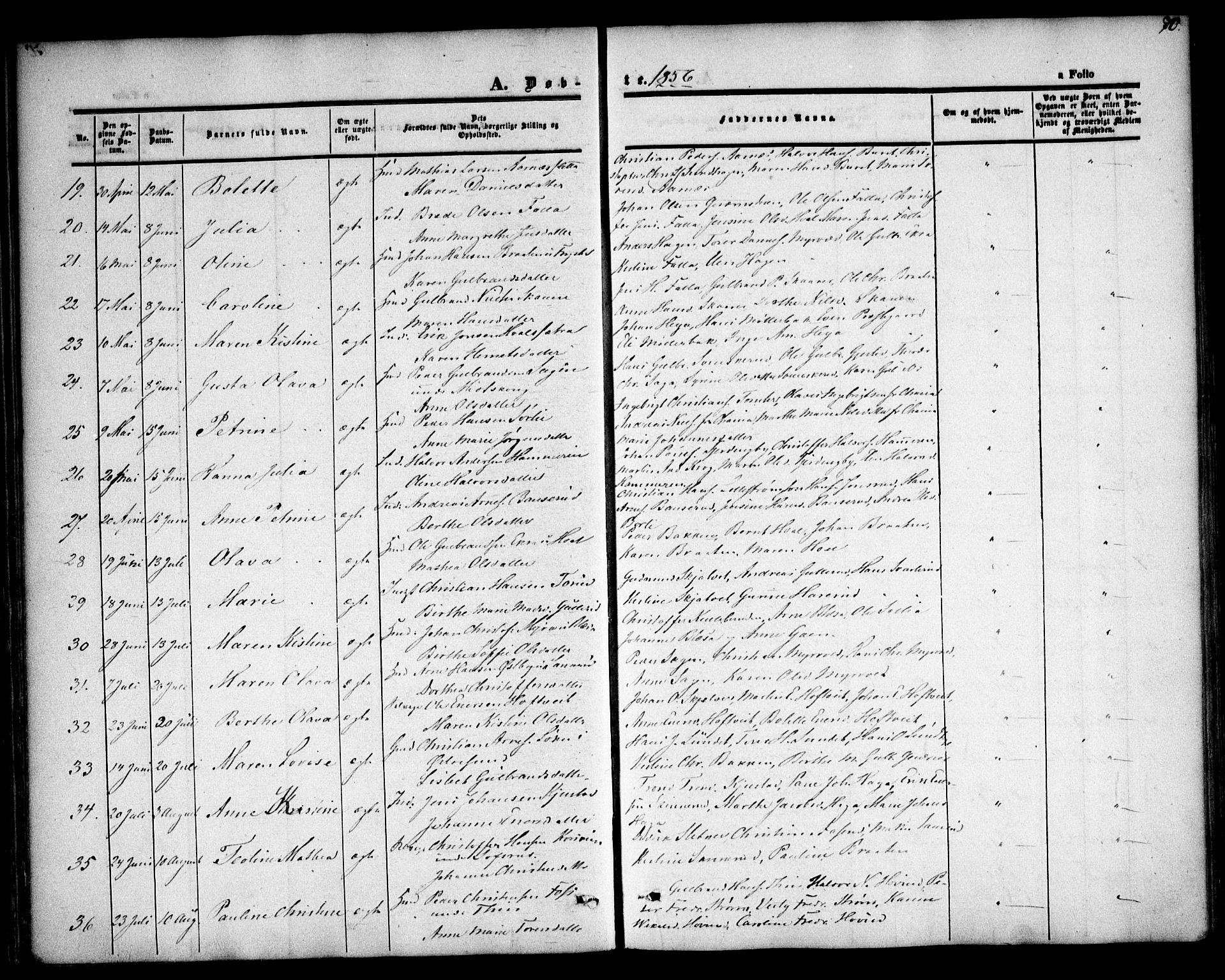 Fet prestekontor Kirkebøker, AV/SAO-A-10370a/F/Fa/L0010: Ministerialbok nr. I 10, 1847-1859, s. 70