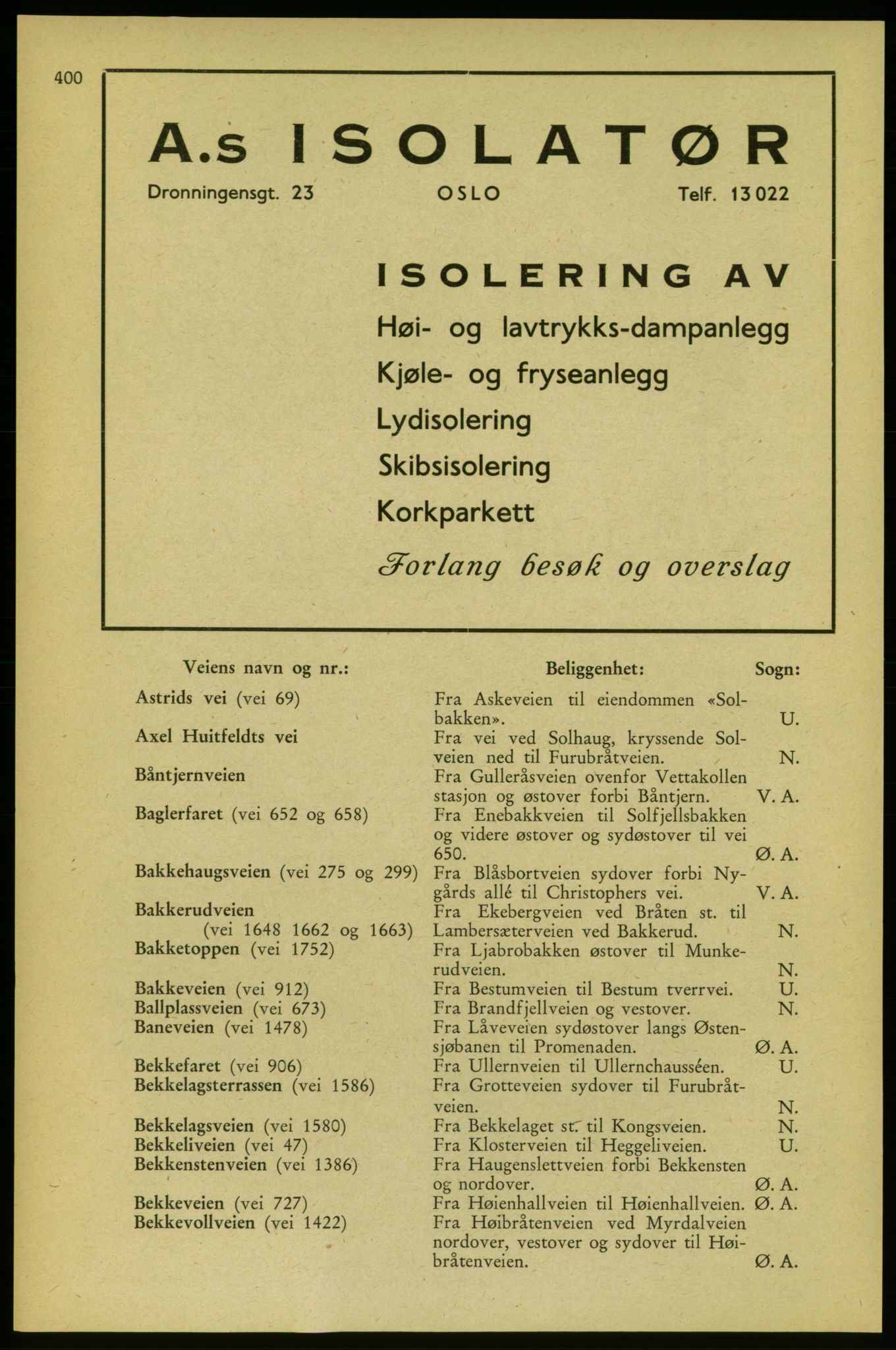 Aker adressebok/adressekalender, PUBL/001/A/006: Aker adressebok, 1937-1938, s. 400