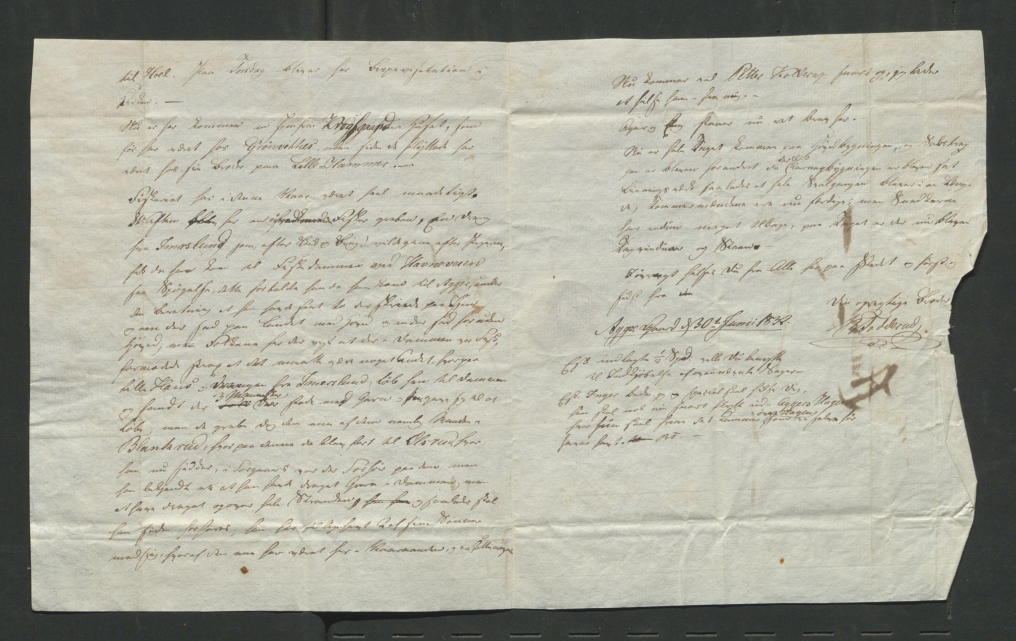 Åker i Vang, Hedmark, og familien Todderud, AV/SAH-ARK-010/E/Eb/L0001: Korrespondanse med familiemedlemmer, 1792-1904, s. 161