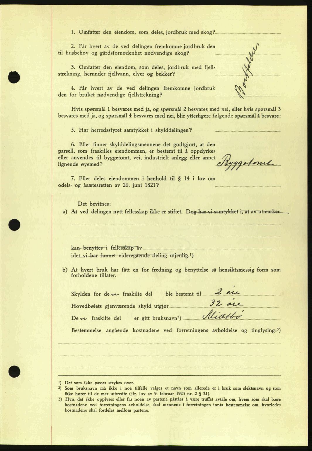 Nordmøre sorenskriveri, AV/SAT-A-4132/1/2/2Ca: Pantebok nr. A95, 1943-1943, Dagboknr: 1370/1943