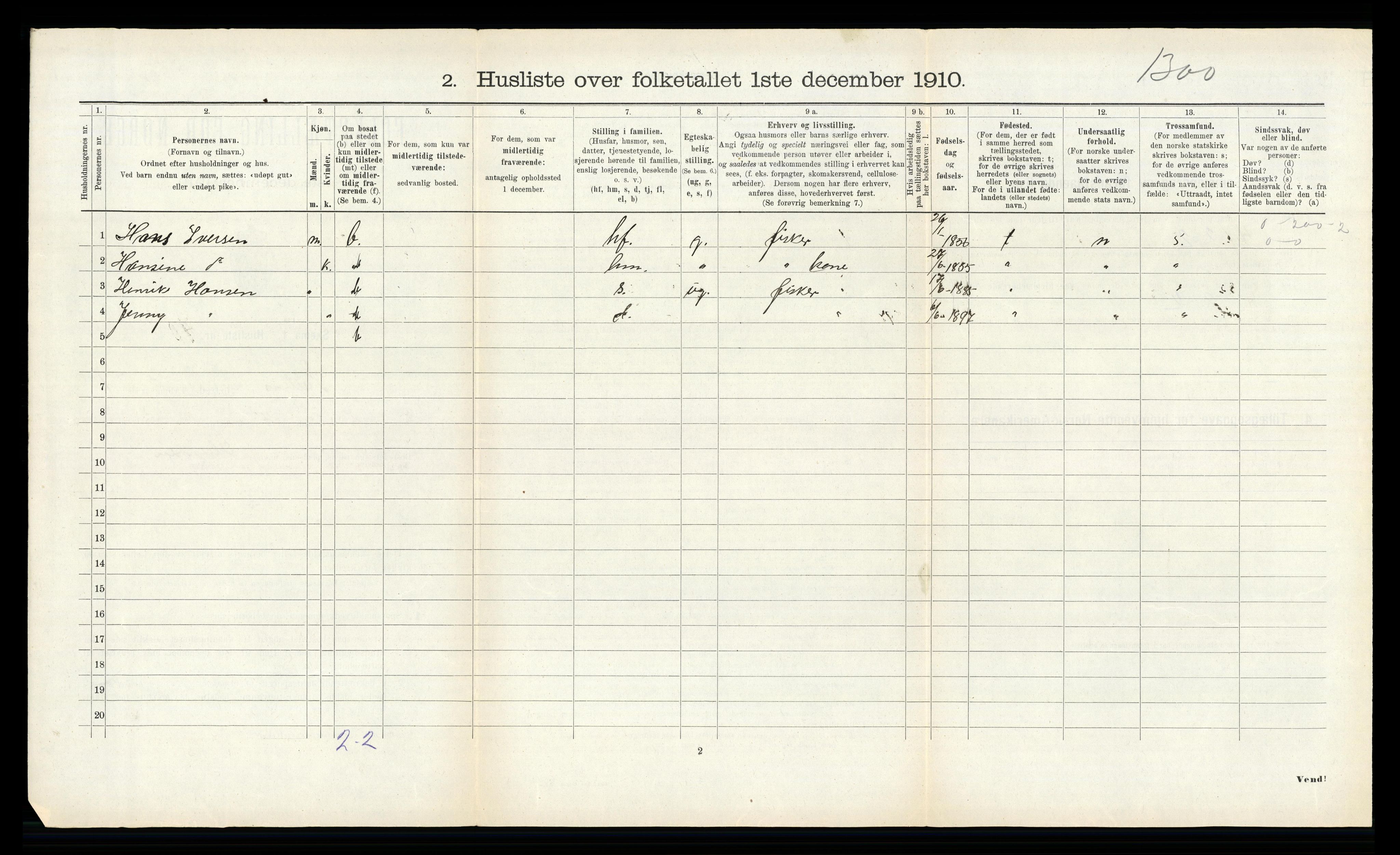 RA, Folketelling 1910 for 1412 Solund herred, 1910, s. 110