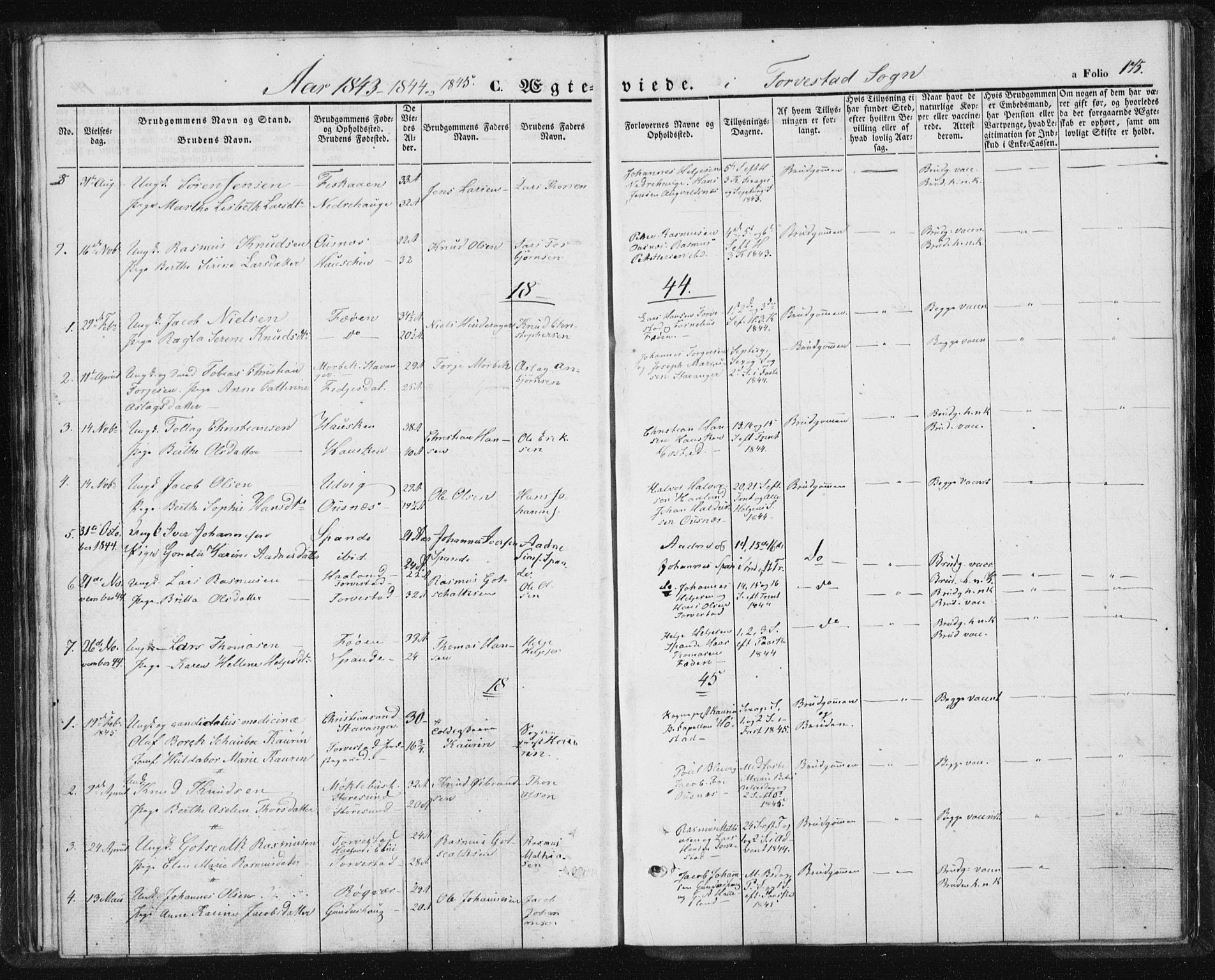 Torvastad sokneprestkontor, AV/SAST-A -101857/H/Ha/Haa/L0005: Ministerialbok nr. A 5, 1836-1847, s. 175