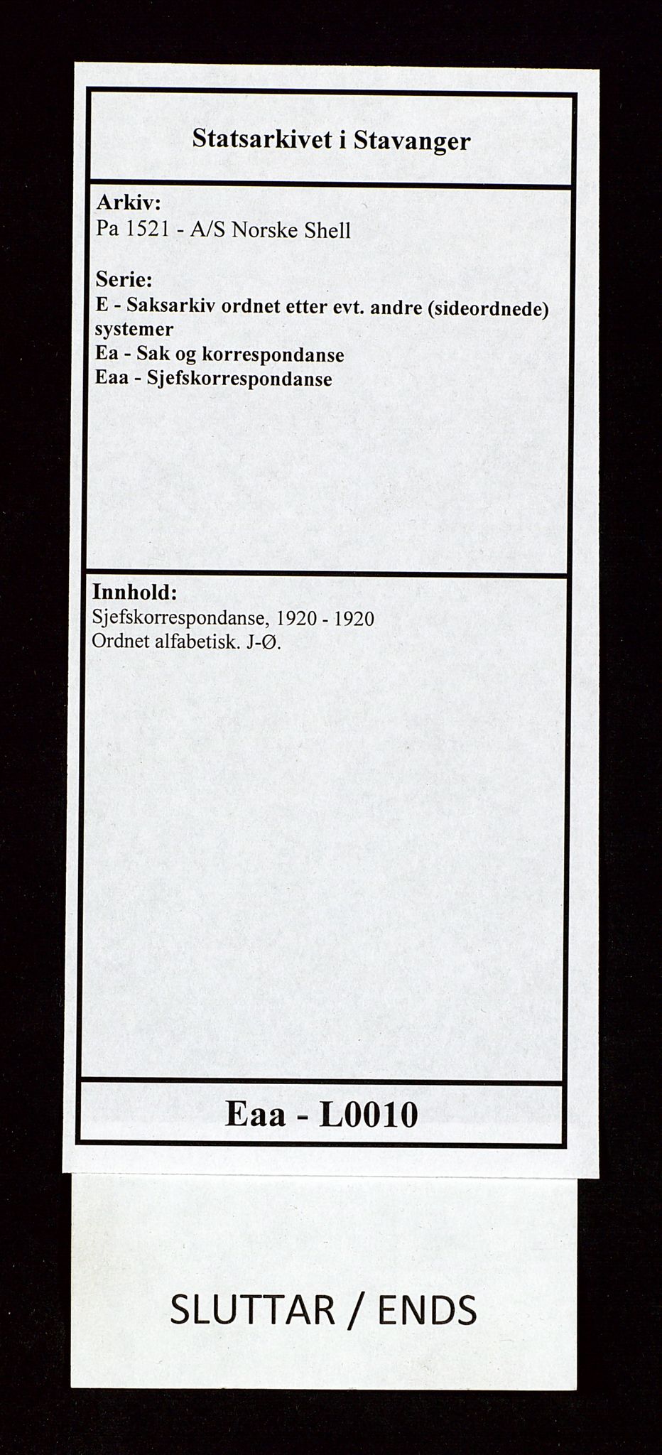 Pa 1521 - A/S Norske Shell, AV/SAST-A-101915/E/Ea/Eaa/L0010: Sjefskorrespondanse, 1920, s. 242