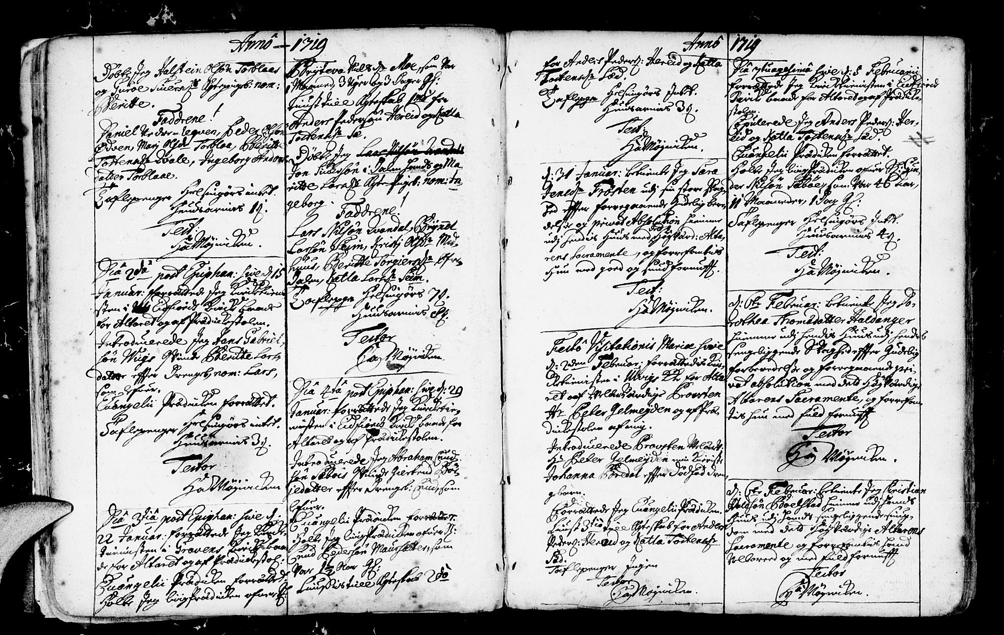 Ulvik sokneprestembete, AV/SAB-A-78801/H/Haa: Ministerialbok nr. A 4, 1718-1725, s. 21