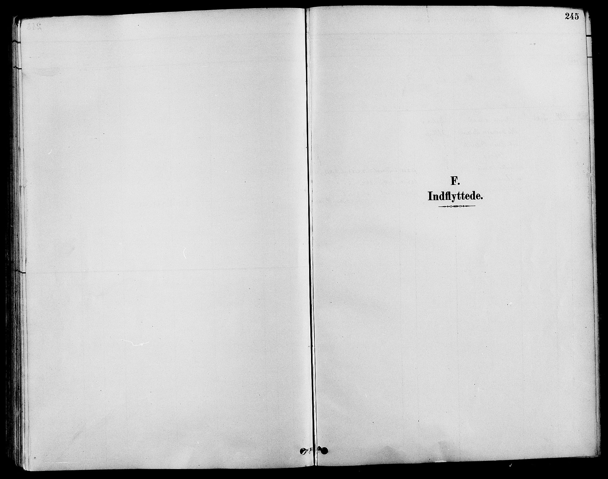 Nord-Fron prestekontor, AV/SAH-PREST-080/H/Ha/Hab/L0004: Klokkerbok nr. 4, 1884-1914, s. 245