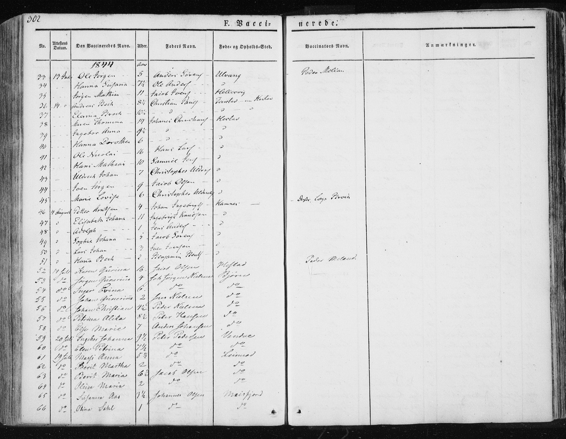 Ministerialprotokoller, klokkerbøker og fødselsregistre - Nordland, AV/SAT-A-1459/830/L0447: Ministerialbok nr. 830A11, 1831-1854, s. 302