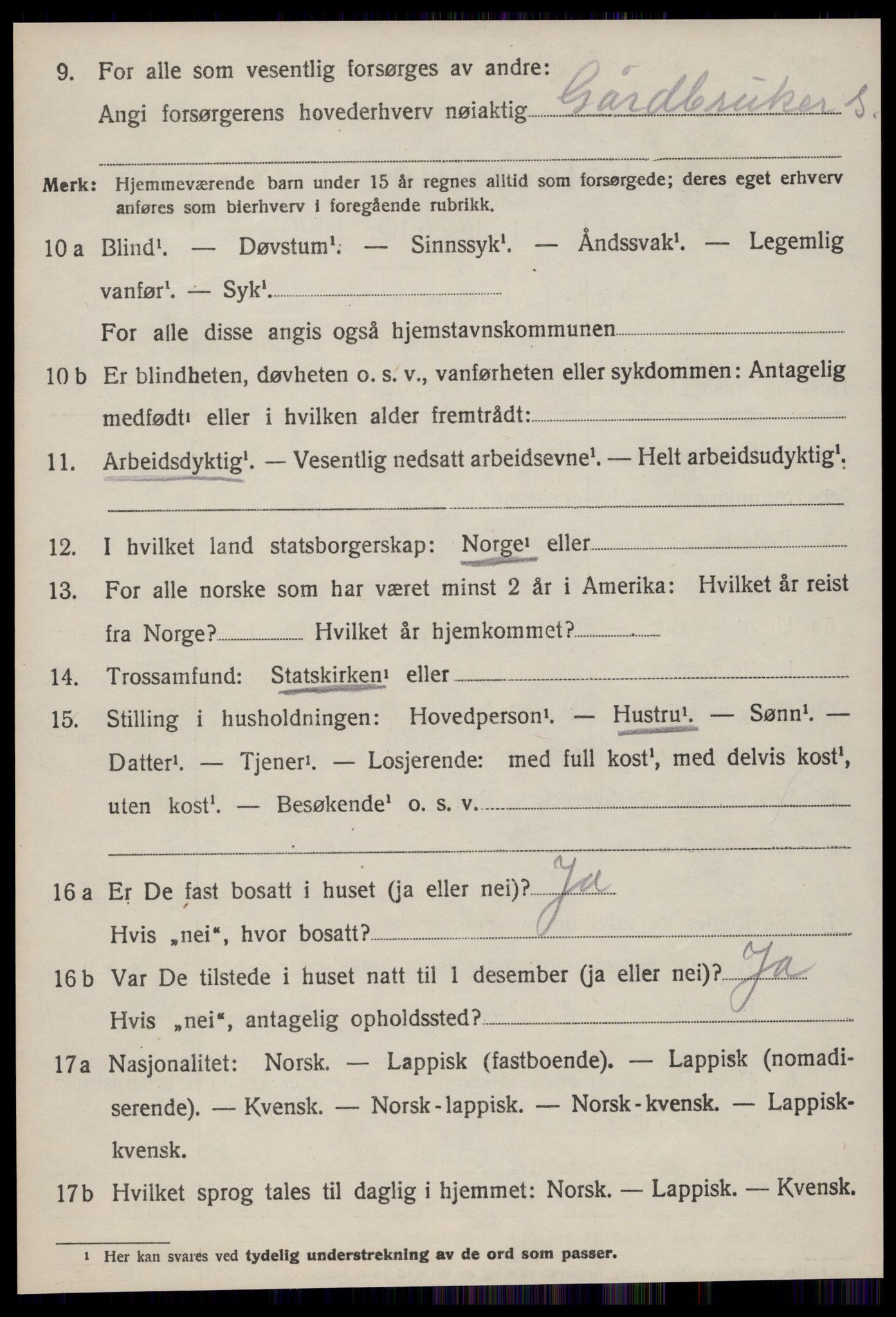 SAT, Folketelling 1920 for 1625 Stadsbygd herred, 1920, s. 987