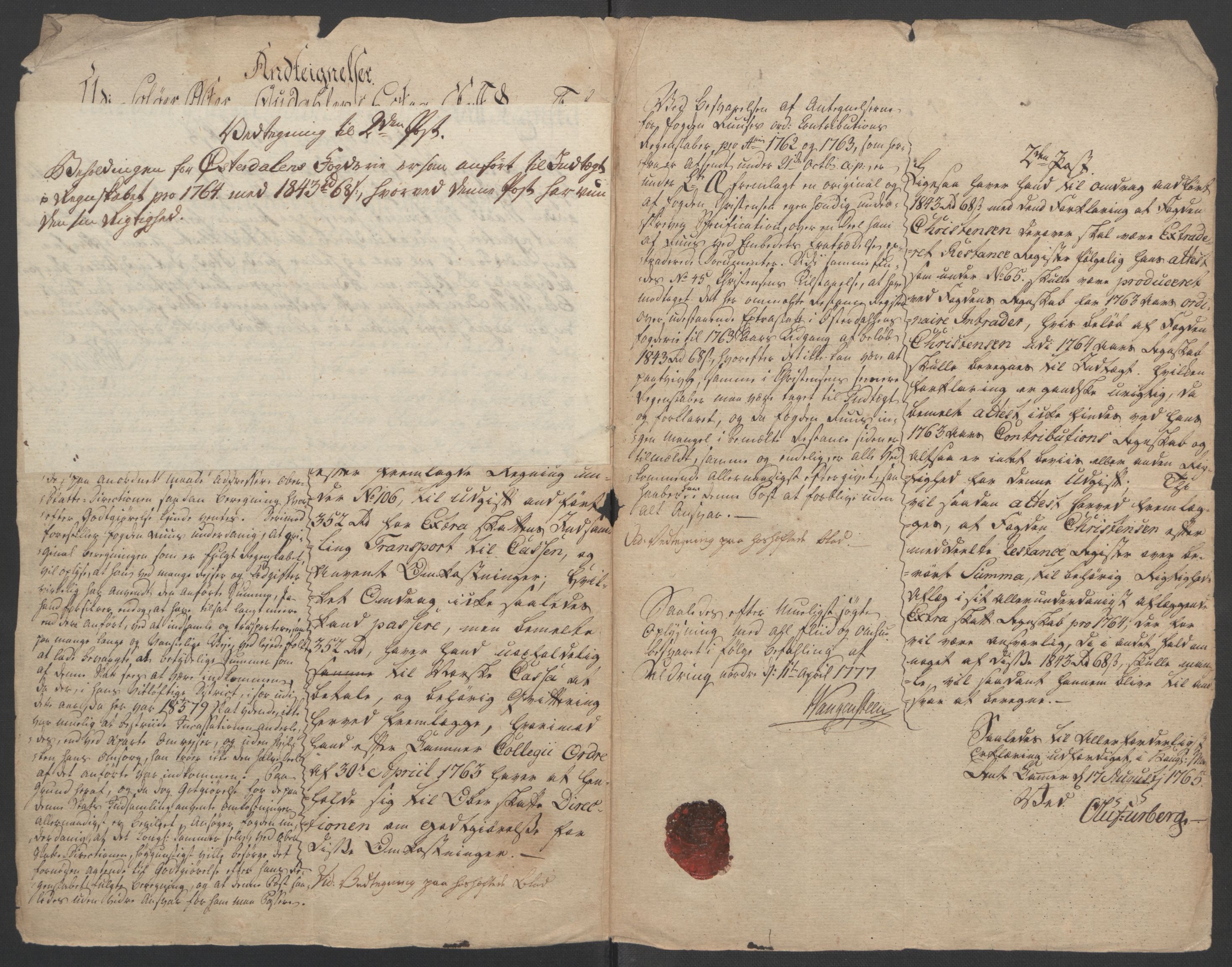 Rentekammeret inntil 1814, Reviderte regnskaper, Fogderegnskap, RA/EA-4092/R14/L0959: Ekstraskatten Solør og Odal, 1763-1770, s. 350