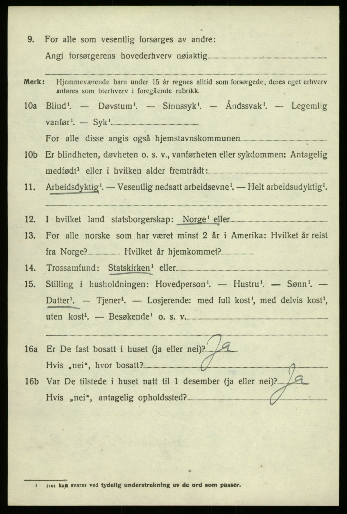 SAB, Folketelling 1920 for 1251 Bruvik herred, 1920, s. 7623