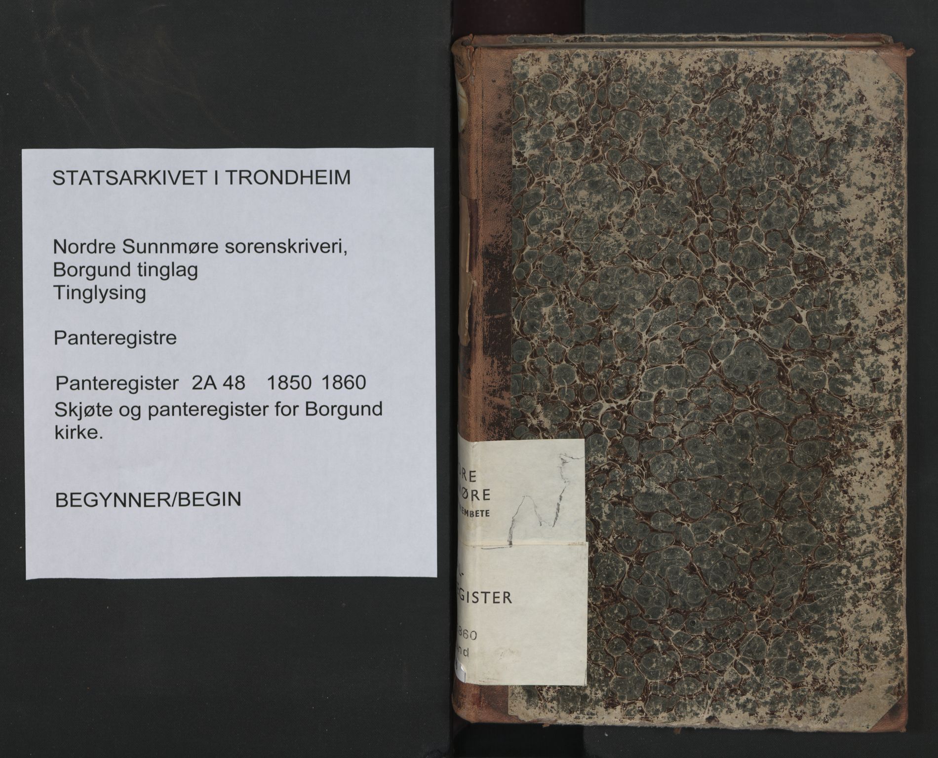 Nordre Sunnmøre sorenskriveri, SAT/A-0006/1/2/2A/L0048: Panteregister nr. 48, 1850-1860