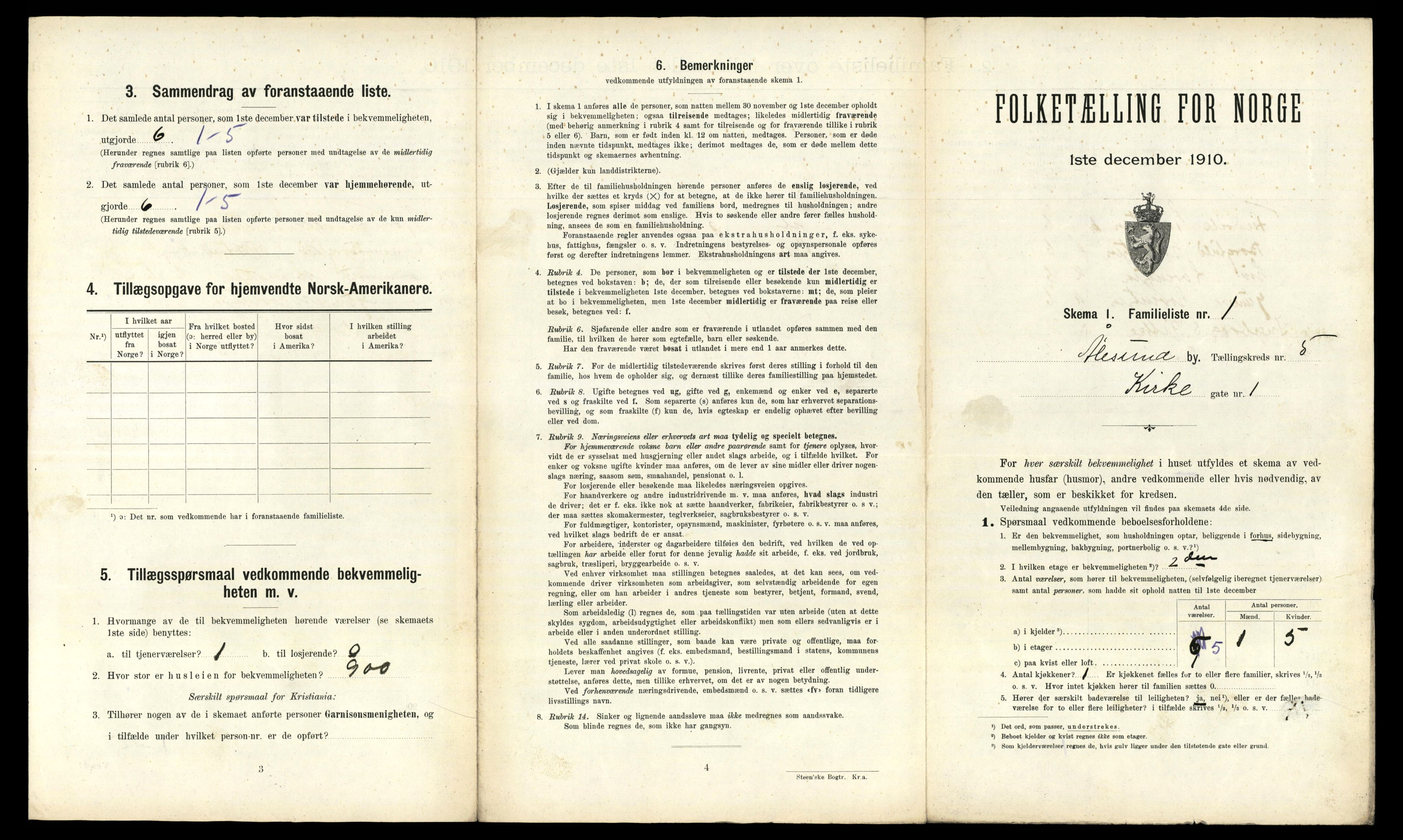 RA, Folketelling 1910 for 1501 Ålesund kjøpstad, 1910, s. 1893