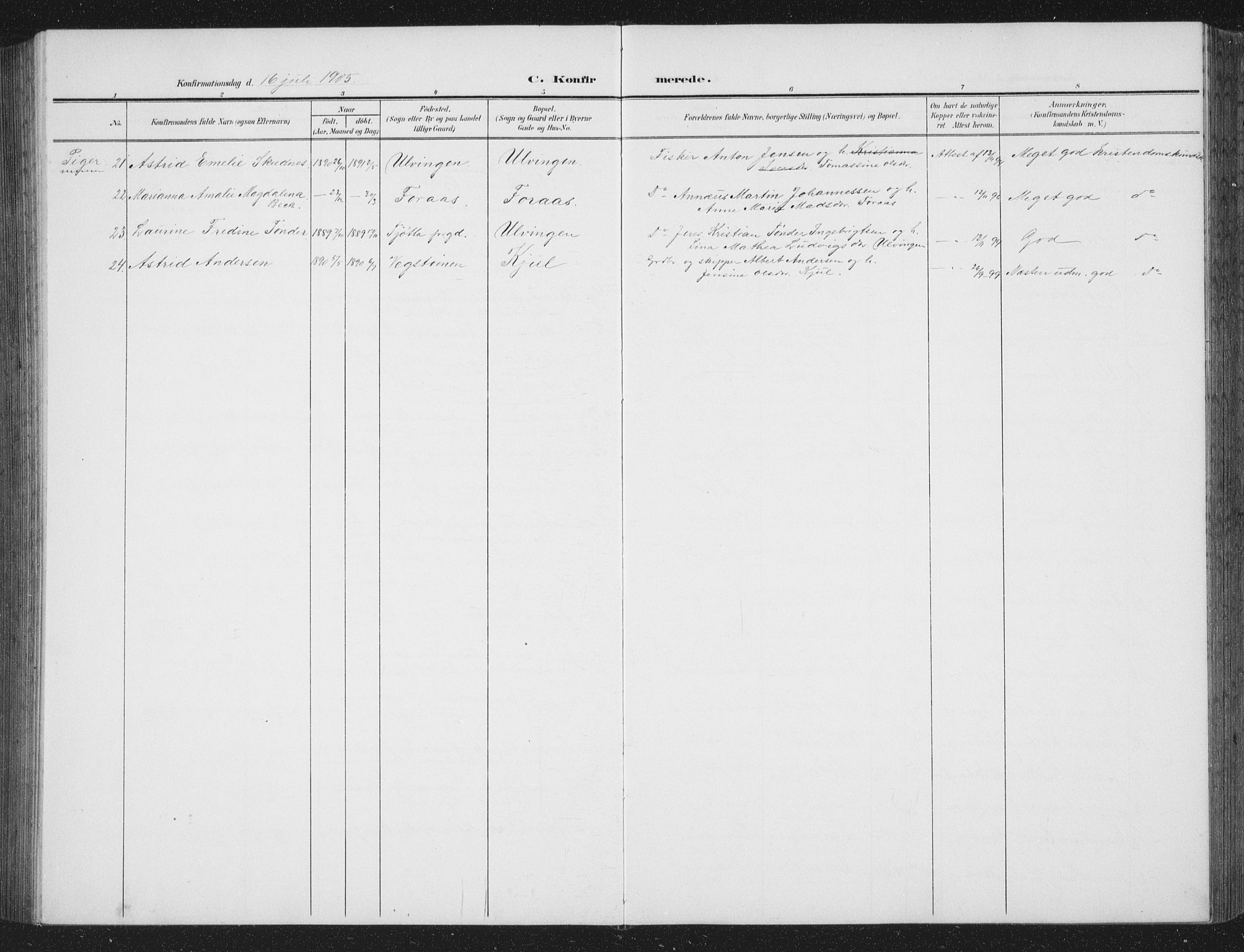 Ministerialprotokoller, klokkerbøker og fødselsregistre - Nordland, AV/SAT-A-1459/816/L0254: Klokkerbok nr. 816C04, 1905-1934