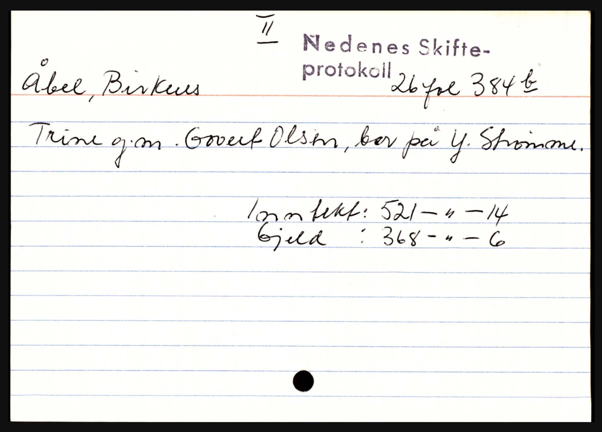 Nedenes sorenskriveri før 1824, AV/SAK-1221-0007/H, s. 34547