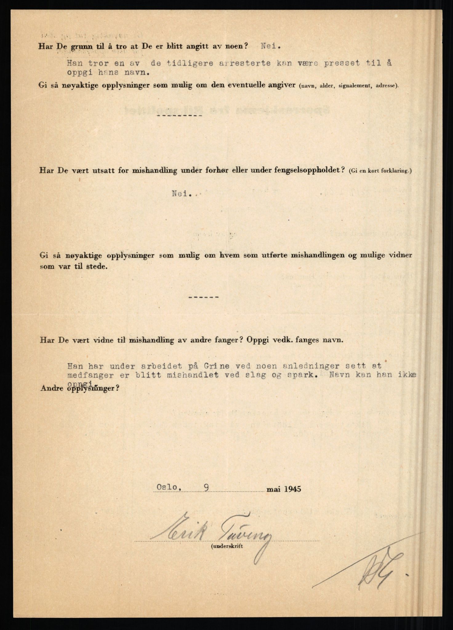 Rikspolitisjefen, AV/RA-S-1560/L/L0017: Tidemann, Hermann G. - Veum, Tjostolv, 1940-1945, s. 514