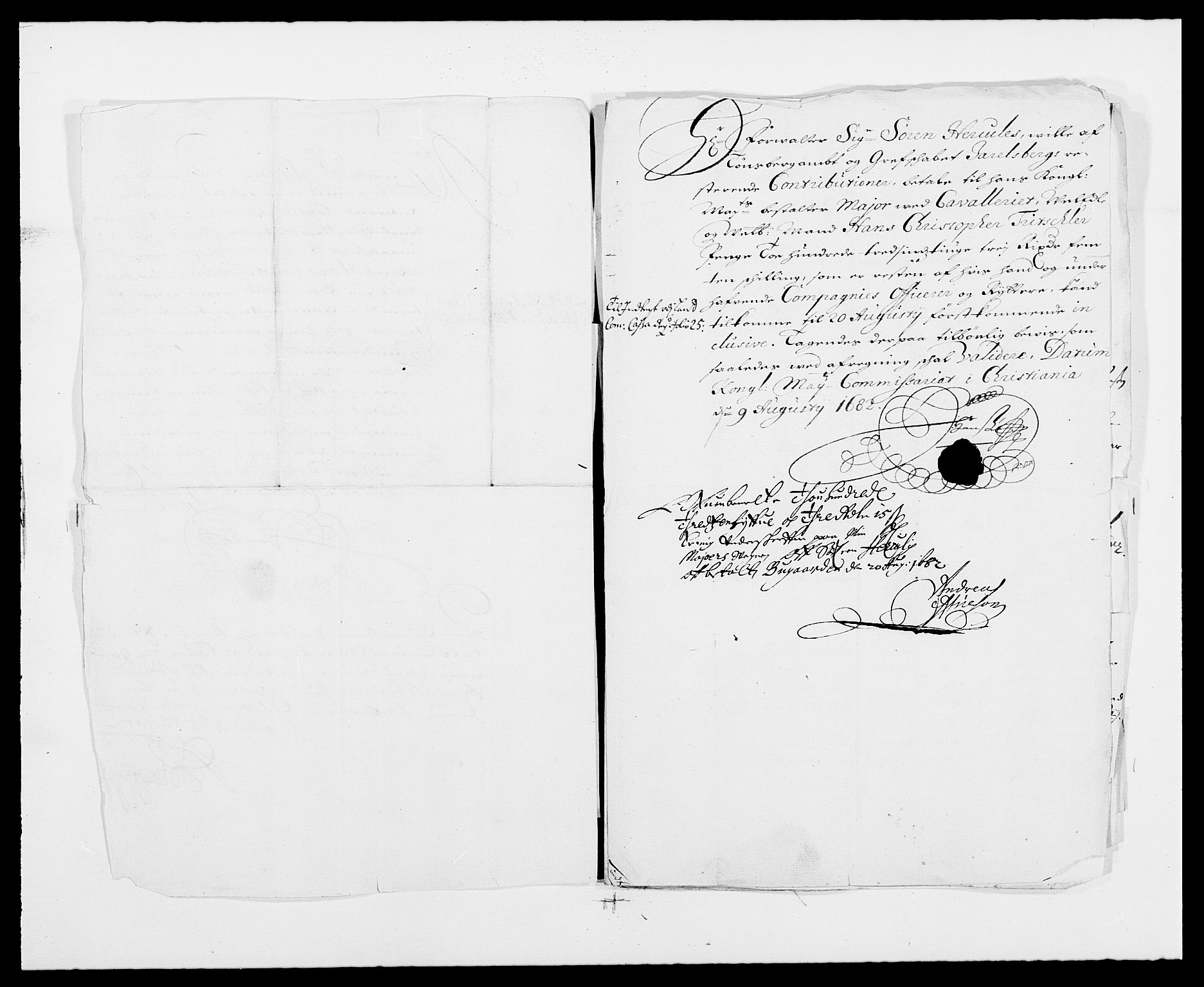 Rentekammeret inntil 1814, Reviderte regnskaper, Fogderegnskap, RA/EA-4092/R32/L1851: Fogderegnskap Jarlsberg grevskap, 1682, s. 323