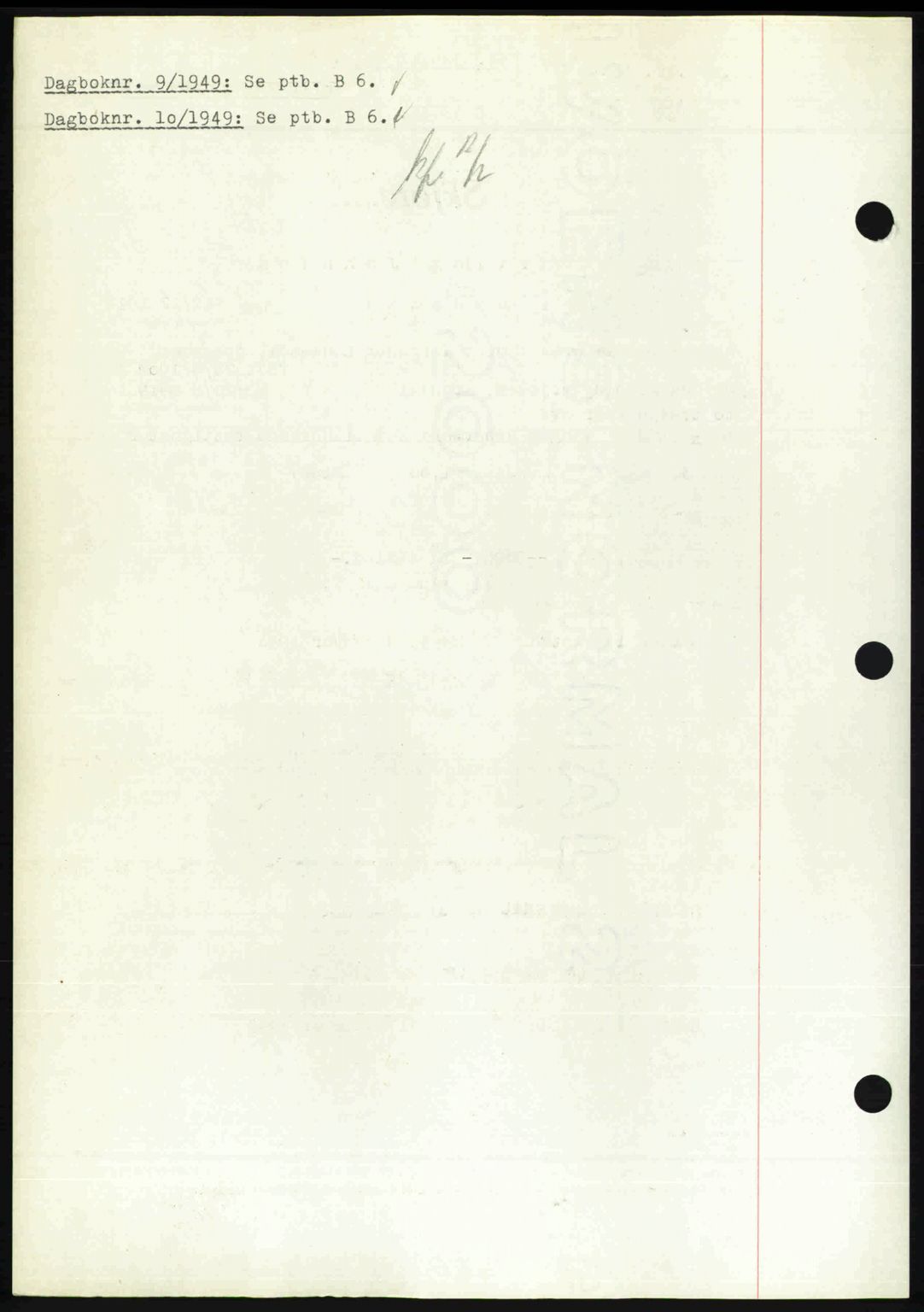 Nedenes sorenskriveri, SAK/1221-0006/G/Gb/Gba/L0060: Pantebok nr. A12, 1948-1949, Dagboknr: 9/1949
