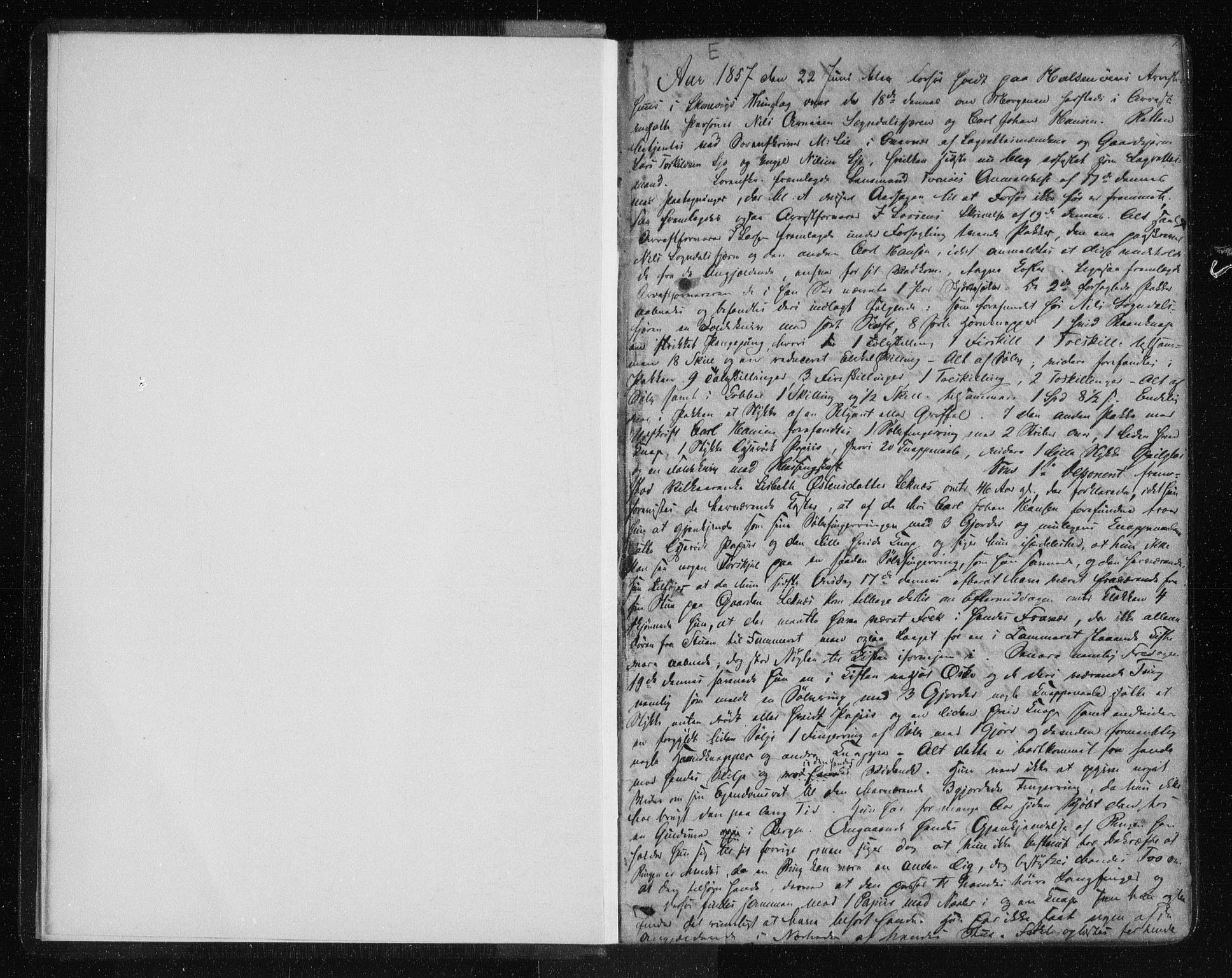 Sunnhordland sorenskrivar, SAB/A-2401/1/F/Faa/L0055: Tingbøker, 1857-1861, s. 0b-1a