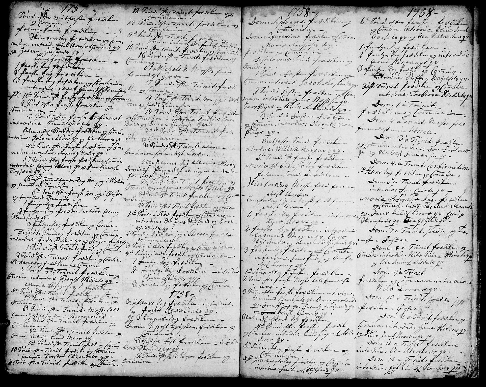 Ministerialprotokoller, klokkerbøker og fødselsregistre - Møre og Romsdal, AV/SAT-A-1454/515/L0205: Ministerialbok nr. 515A01, 1733-1764