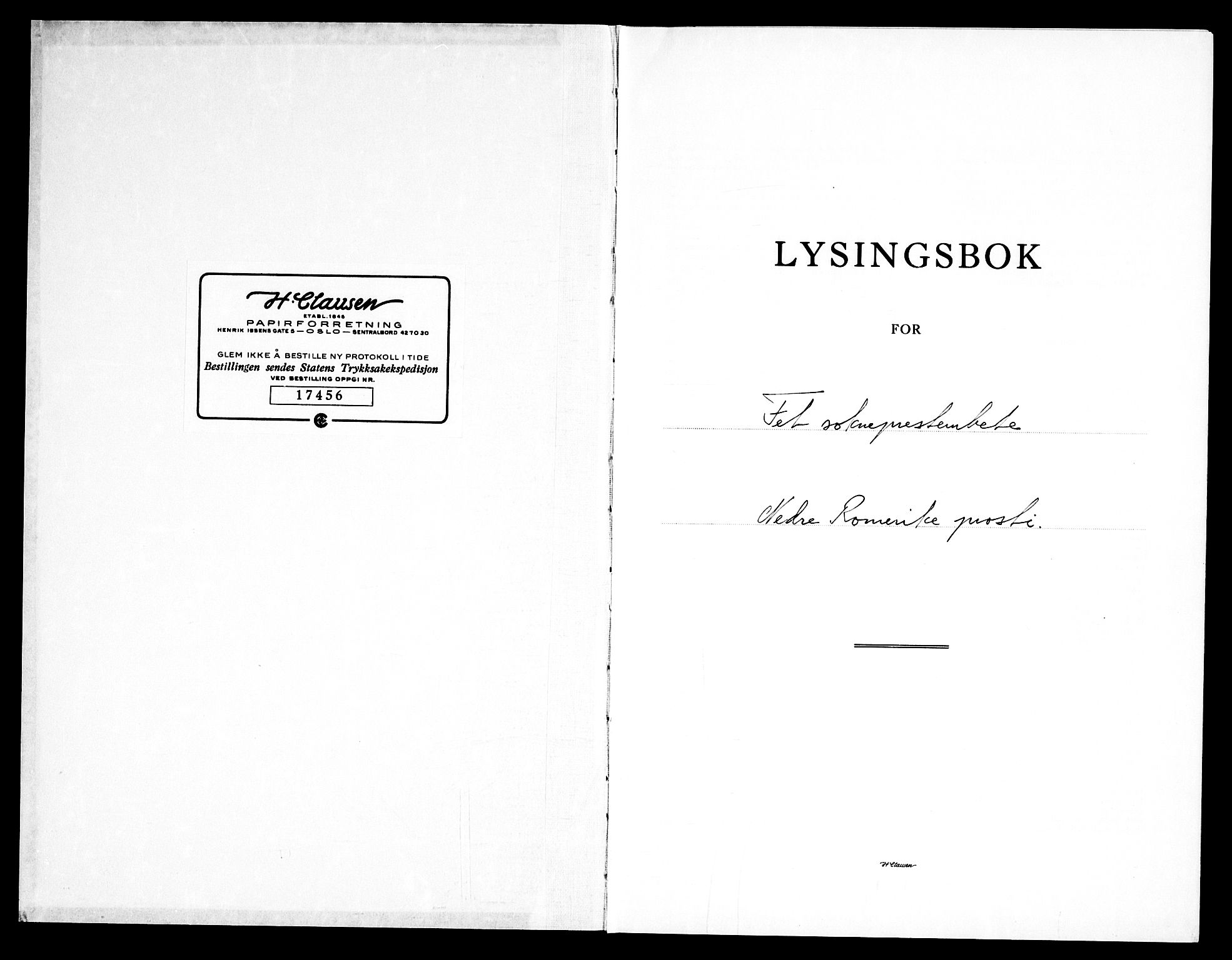 Fet prestekontor Kirkebøker, SAO/A-10370a/H/Ha/L0004: Lysningsprotokoll nr. 4, 1966-1969