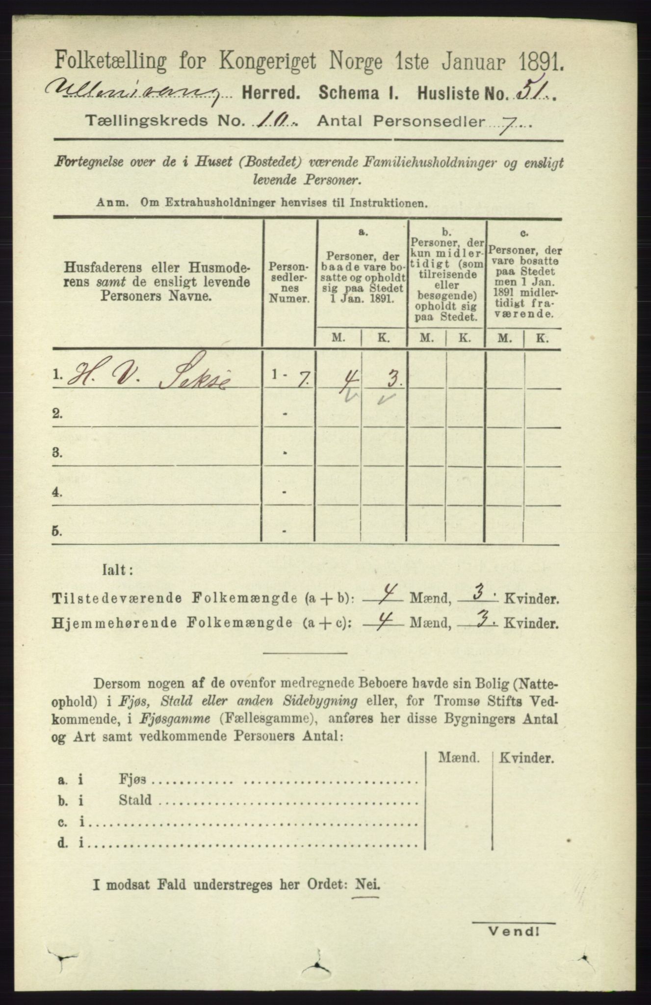 RA, Folketelling 1891 for 1230 Ullensvang herred, 1891, s. 3732