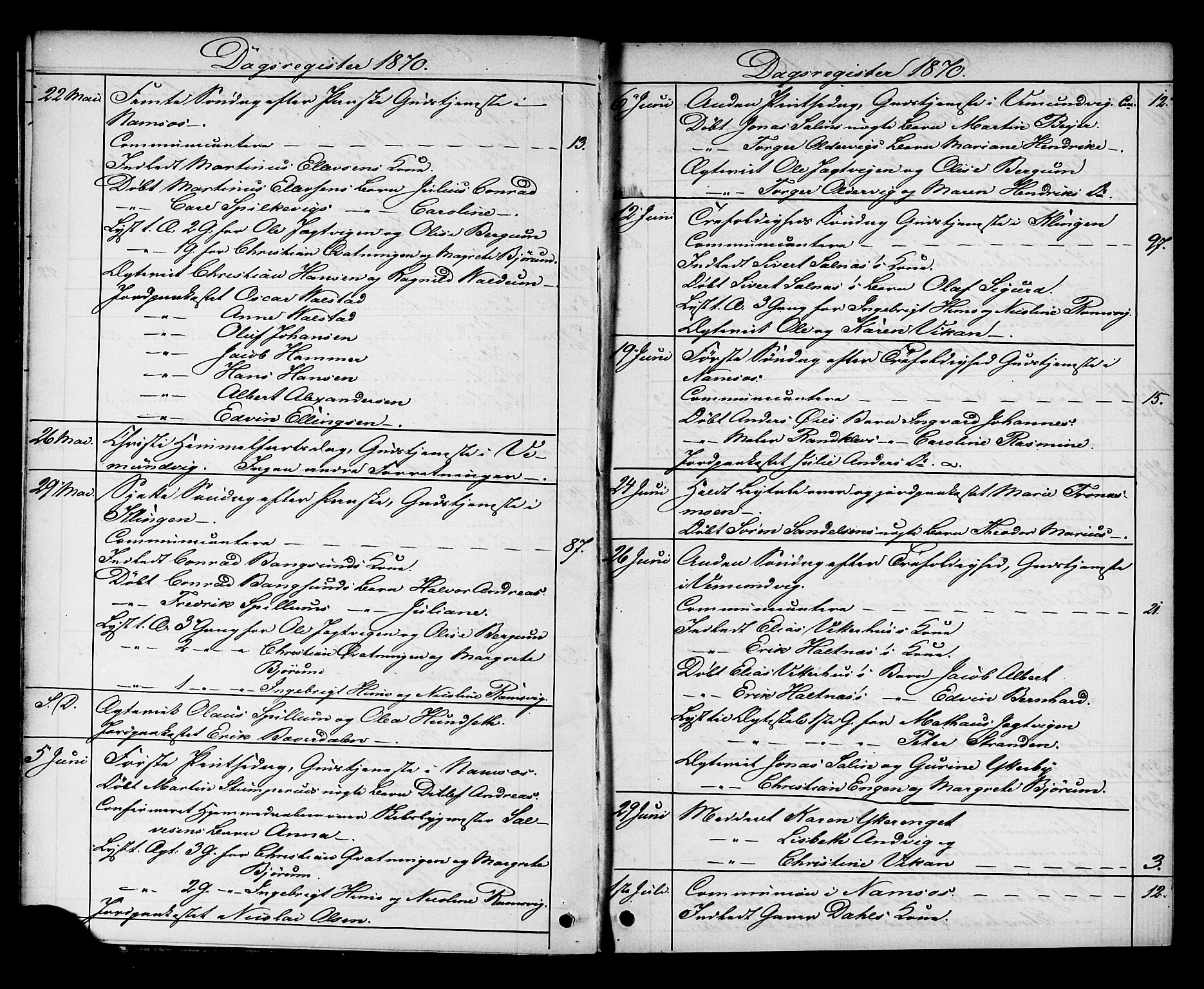 Ministerialprotokoller, klokkerbøker og fødselsregistre - Nord-Trøndelag, AV/SAT-A-1458/768/L0571: Ministerialbok nr. 768A06, 1869-1888