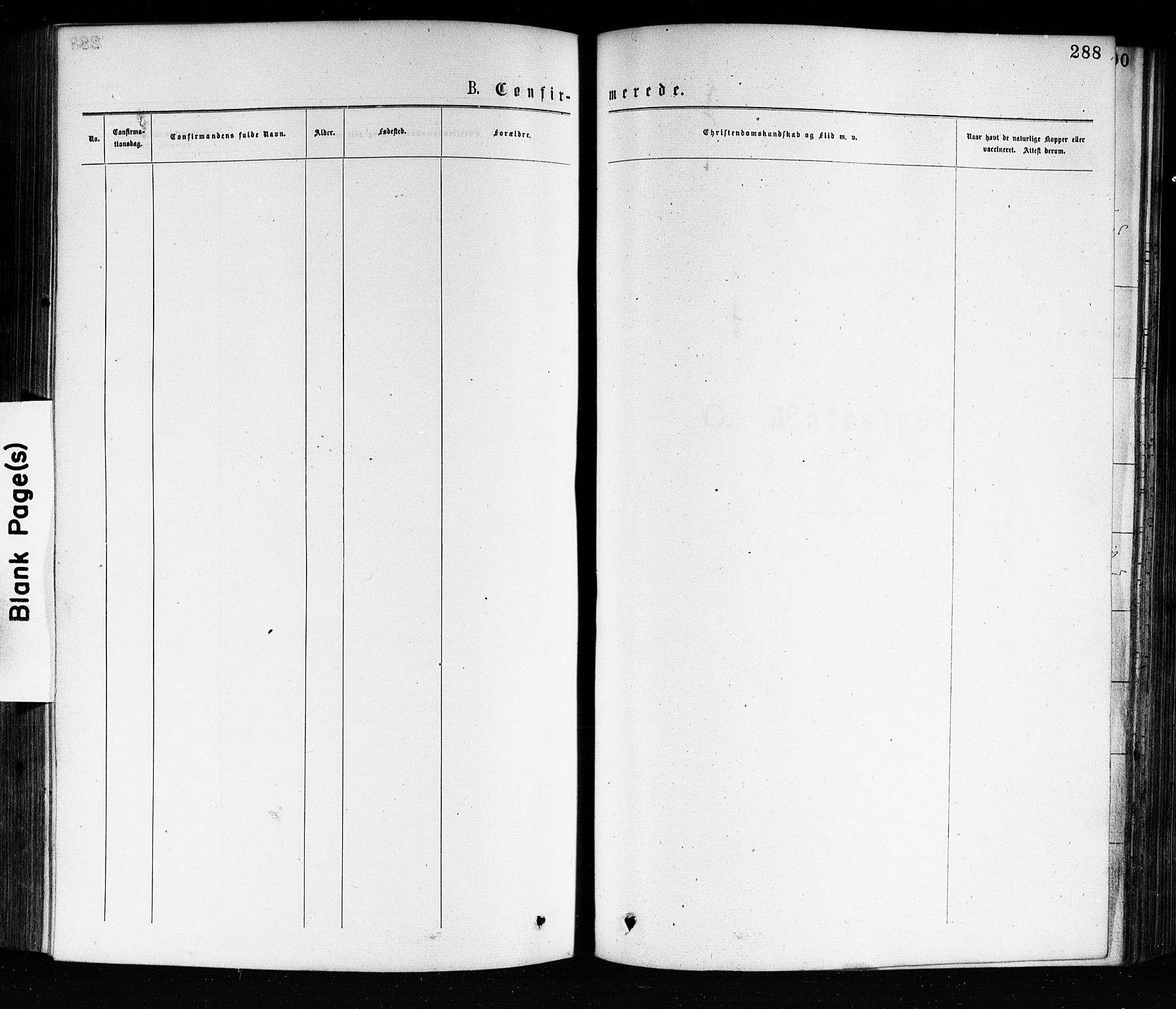 Porsgrunn kirkebøker , AV/SAKO-A-104/G/Ga/L0003: Klokkerbok nr. I 3, 1877-1915, s. 288