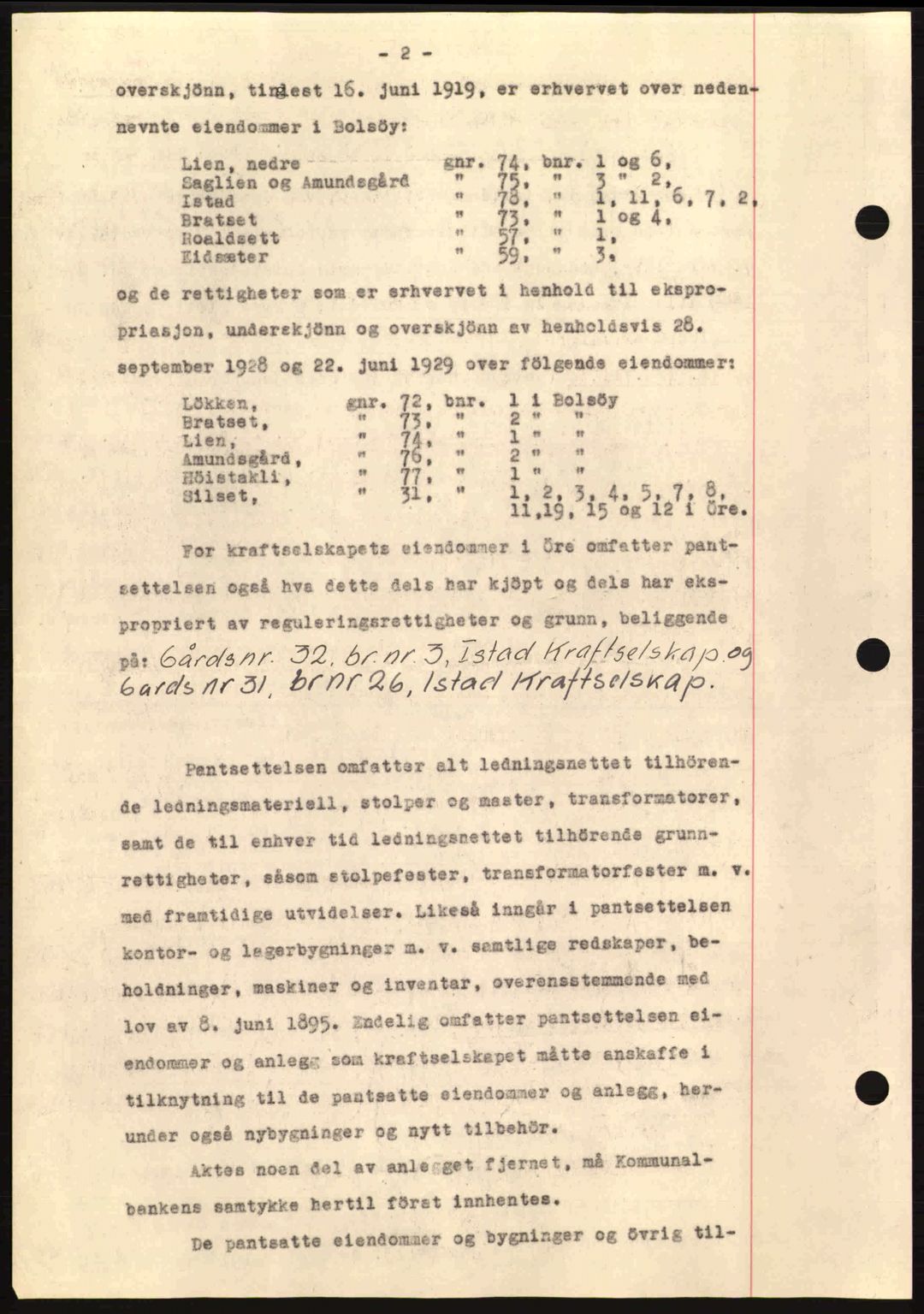 Nordmøre sorenskriveri, AV/SAT-A-4132/1/2/2Ca: Pantebok nr. B87, 1940-1941, Dagboknr: 634/1941