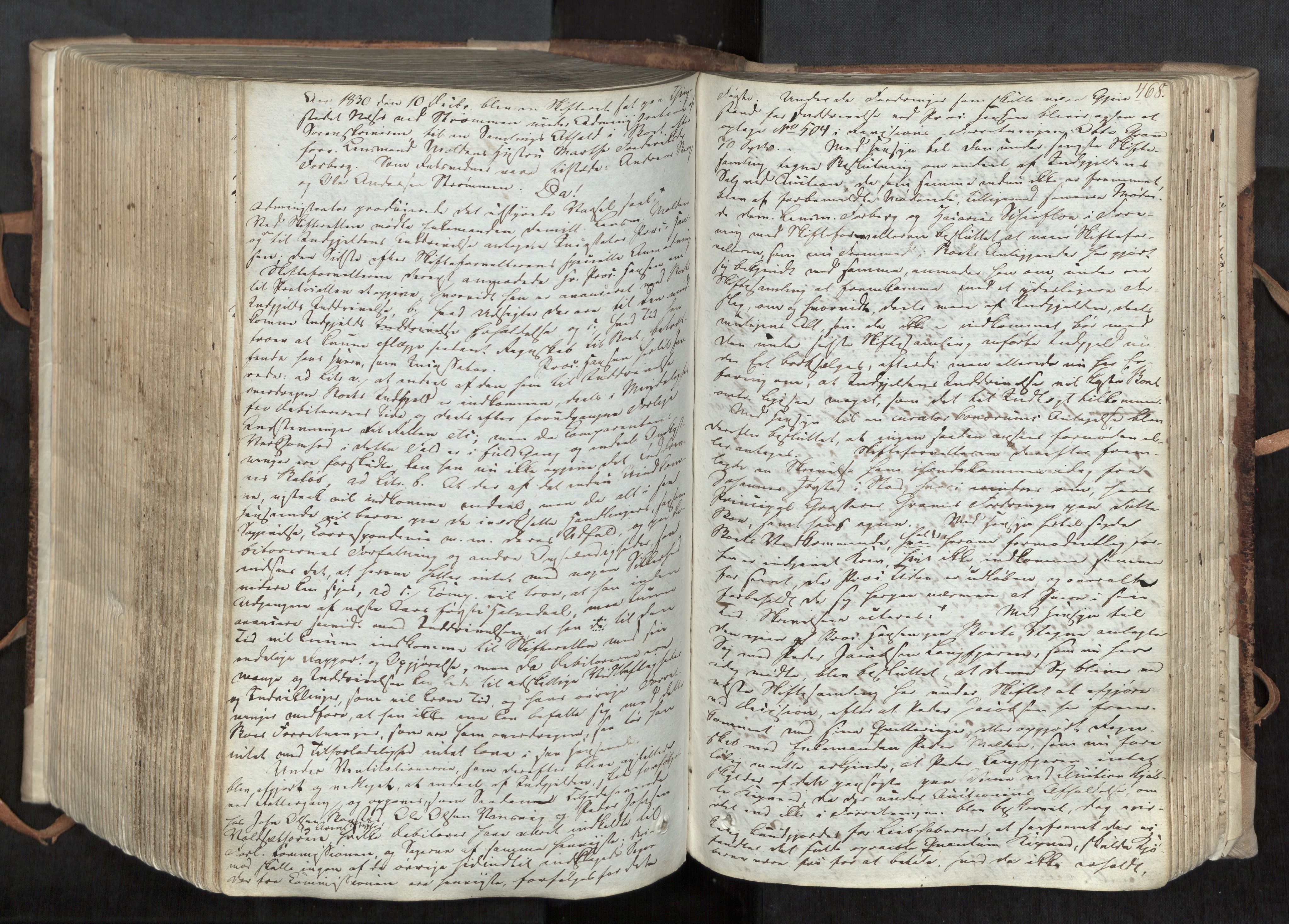 Inderøy sorenskriveri, AV/SAT-A-4147/1/3/3B/L0001: Skifteforhandlingsprotokoll, 1806-1843, s. 468