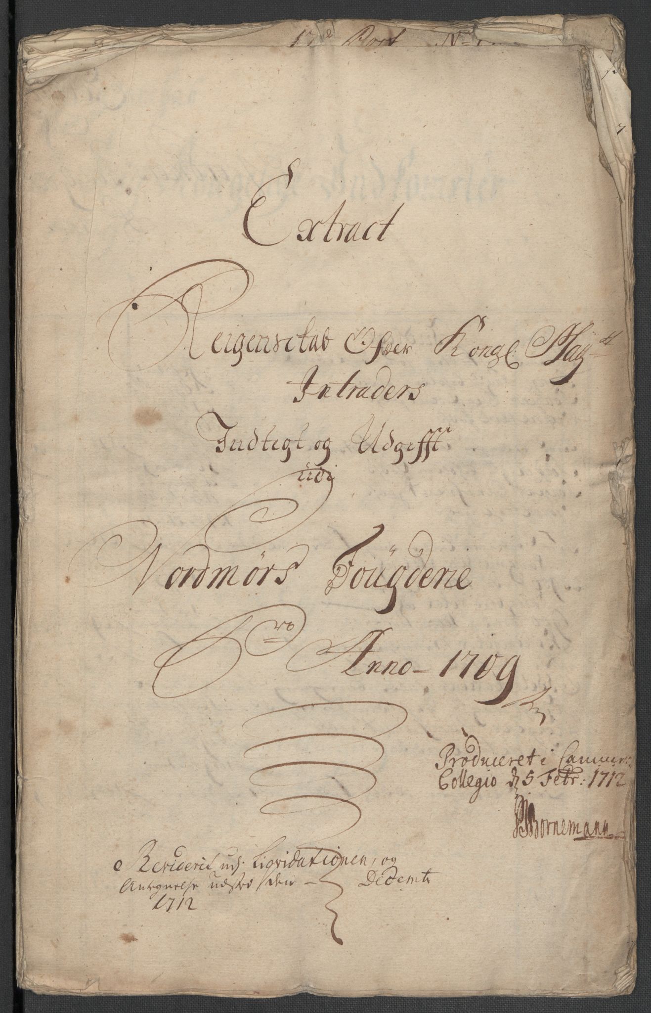 Rentekammeret inntil 1814, Reviderte regnskaper, Fogderegnskap, RA/EA-4092/R56/L3744: Fogderegnskap Nordmøre, 1709-1710, s. 10