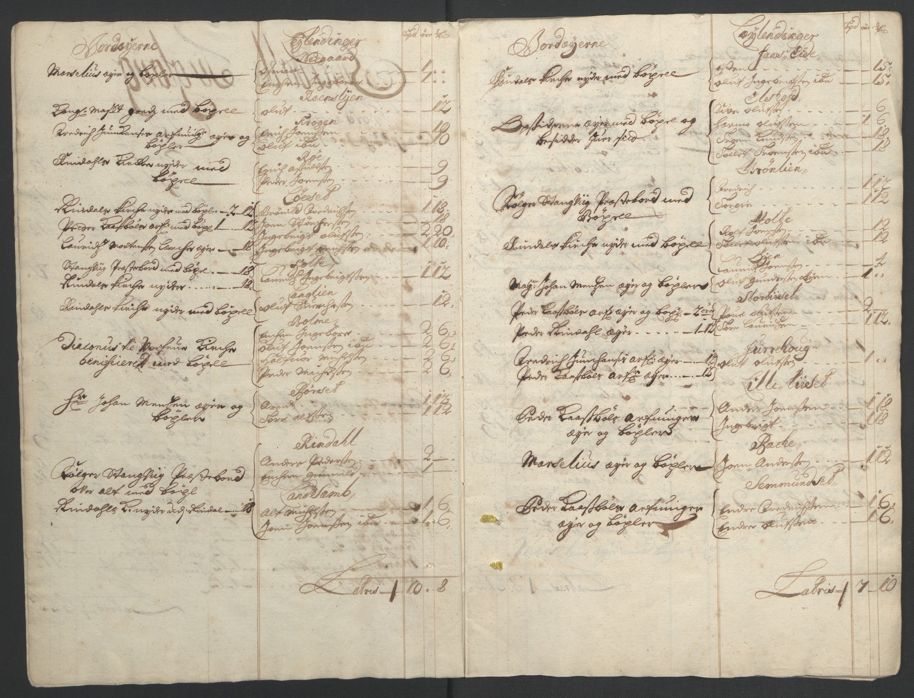 Rentekammeret inntil 1814, Reviderte regnskaper, Fogderegnskap, AV/RA-EA-4092/R56/L3736: Fogderegnskap Nordmøre, 1694-1696, s. 13
