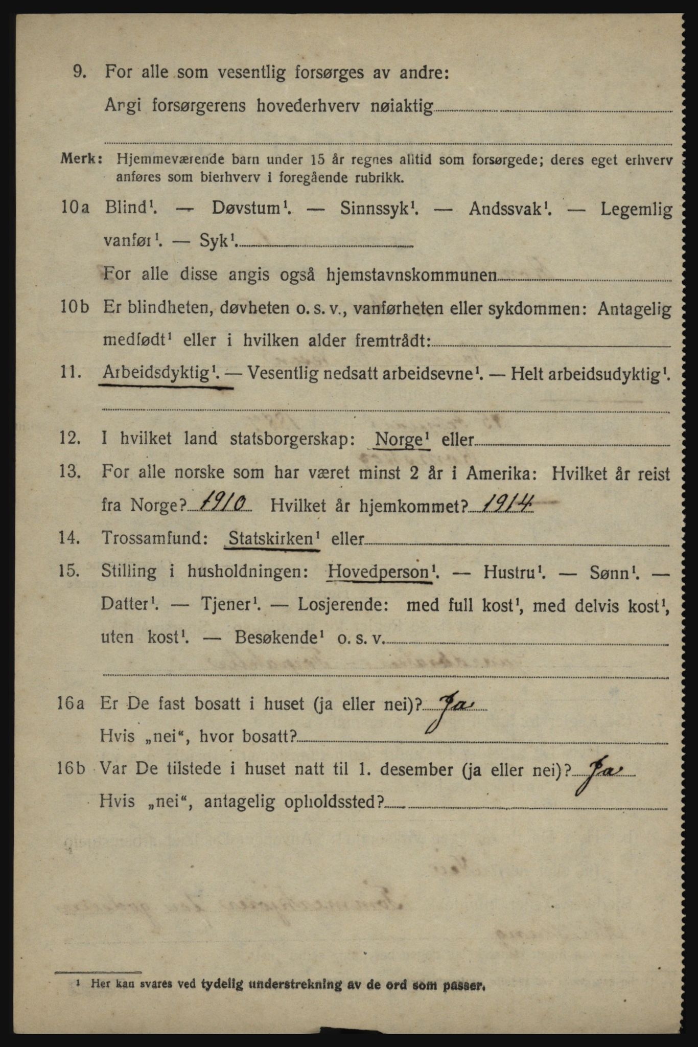 SAO, Folketelling 1920 for 0121 Rømskog herred, 1920, s. 991