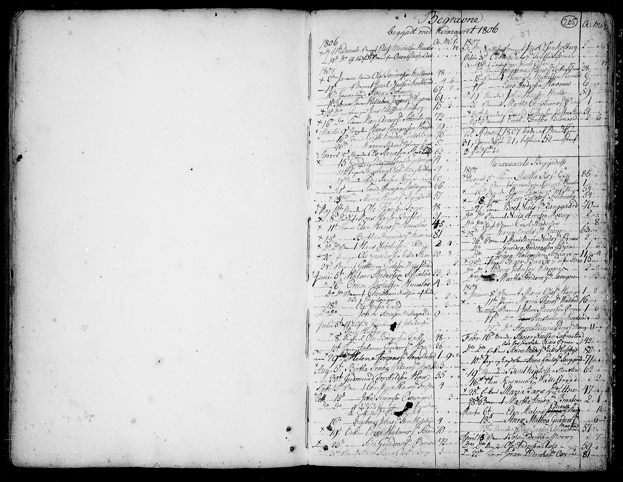 Onsøy prestekontor Kirkebøker, SAO/A-10914/F/Fa/L0001: Ministerialbok nr. I 1, 1733-1814, s. 205