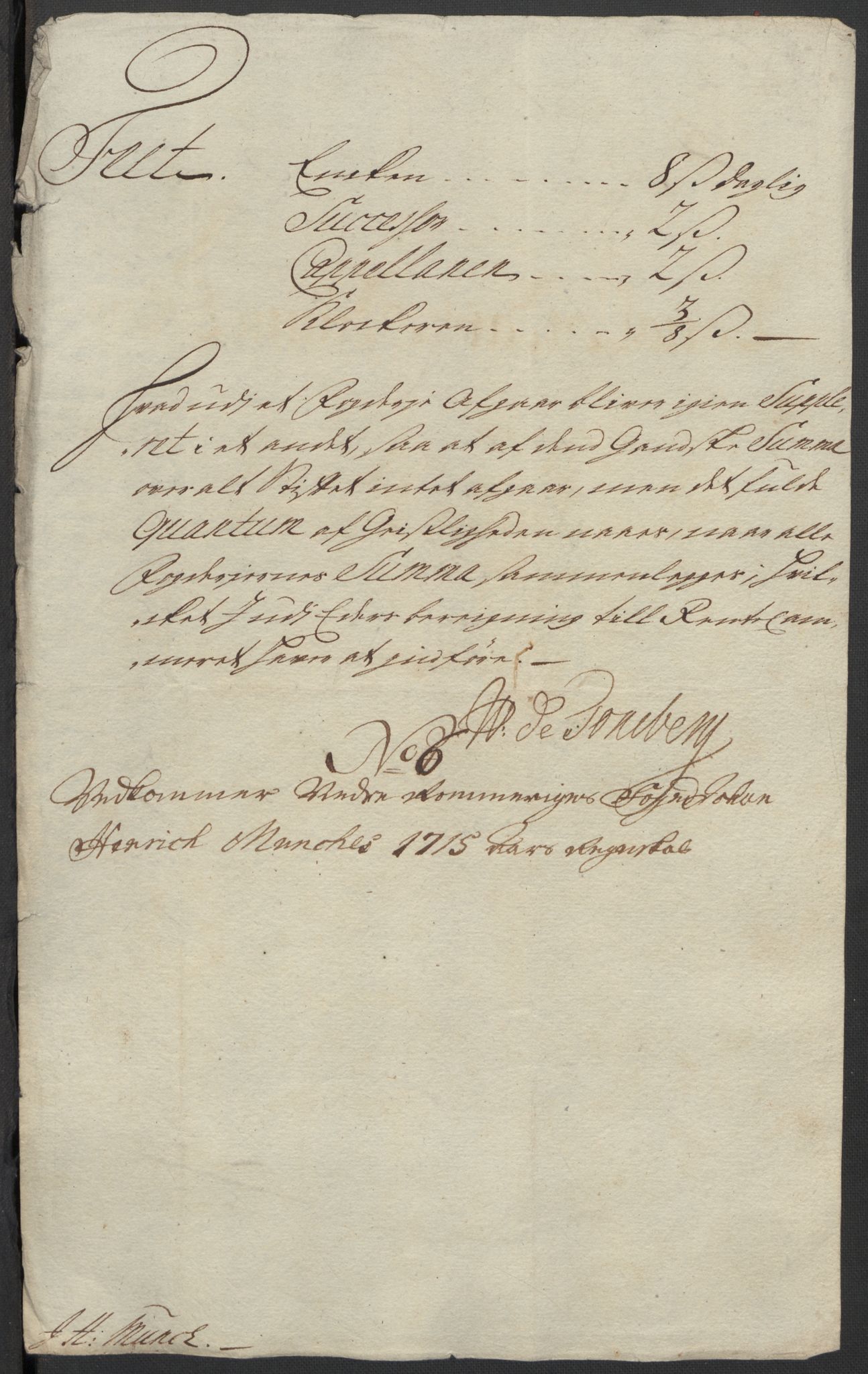 Rentekammeret inntil 1814, Reviderte regnskaper, Fogderegnskap, AV/RA-EA-4092/R11/L0597: Fogderegnskap Nedre Romerike, 1715, s. 178