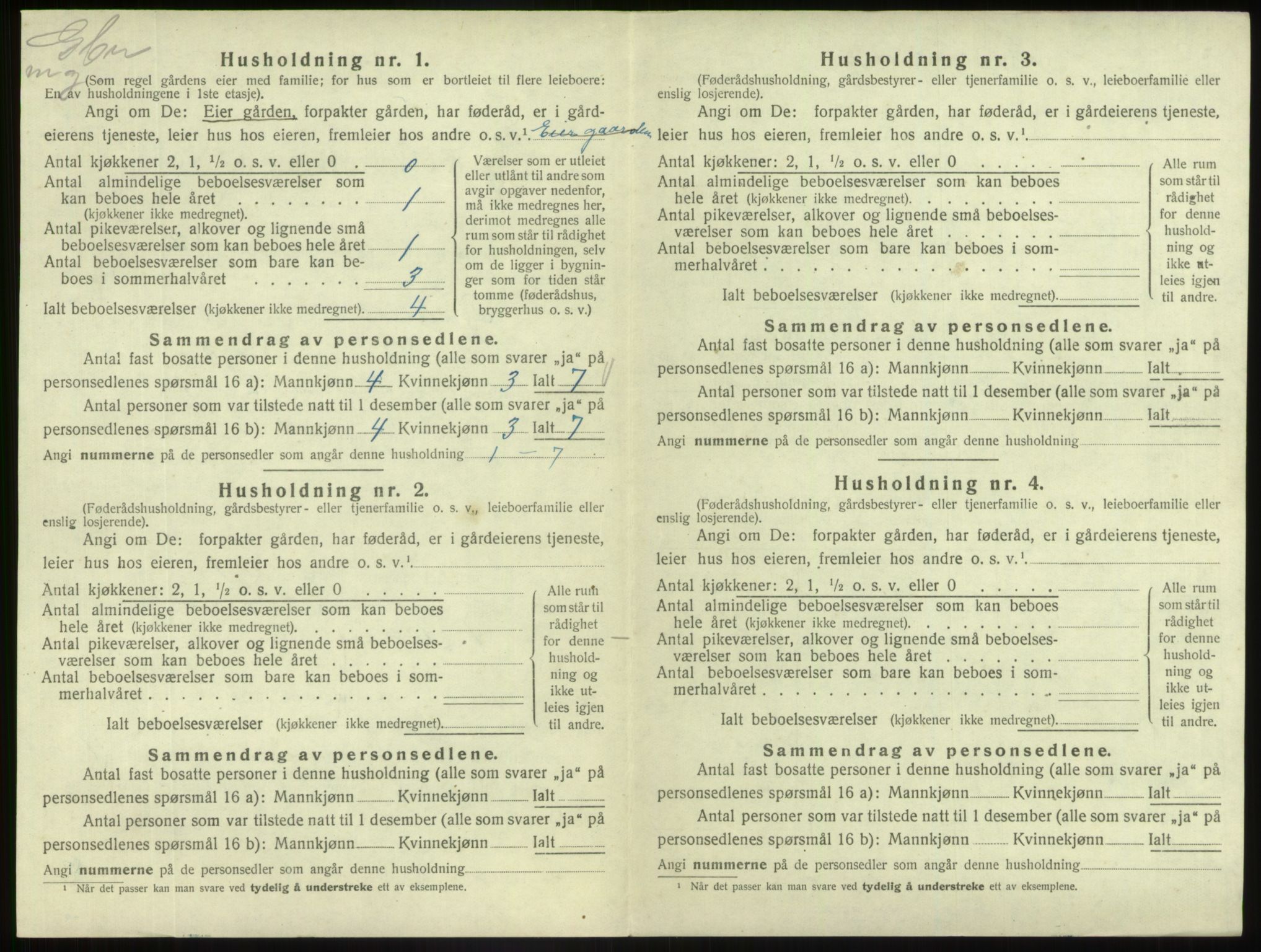 SAB, Folketelling 1920 for 1429 Fjaler herred, 1920, s. 596