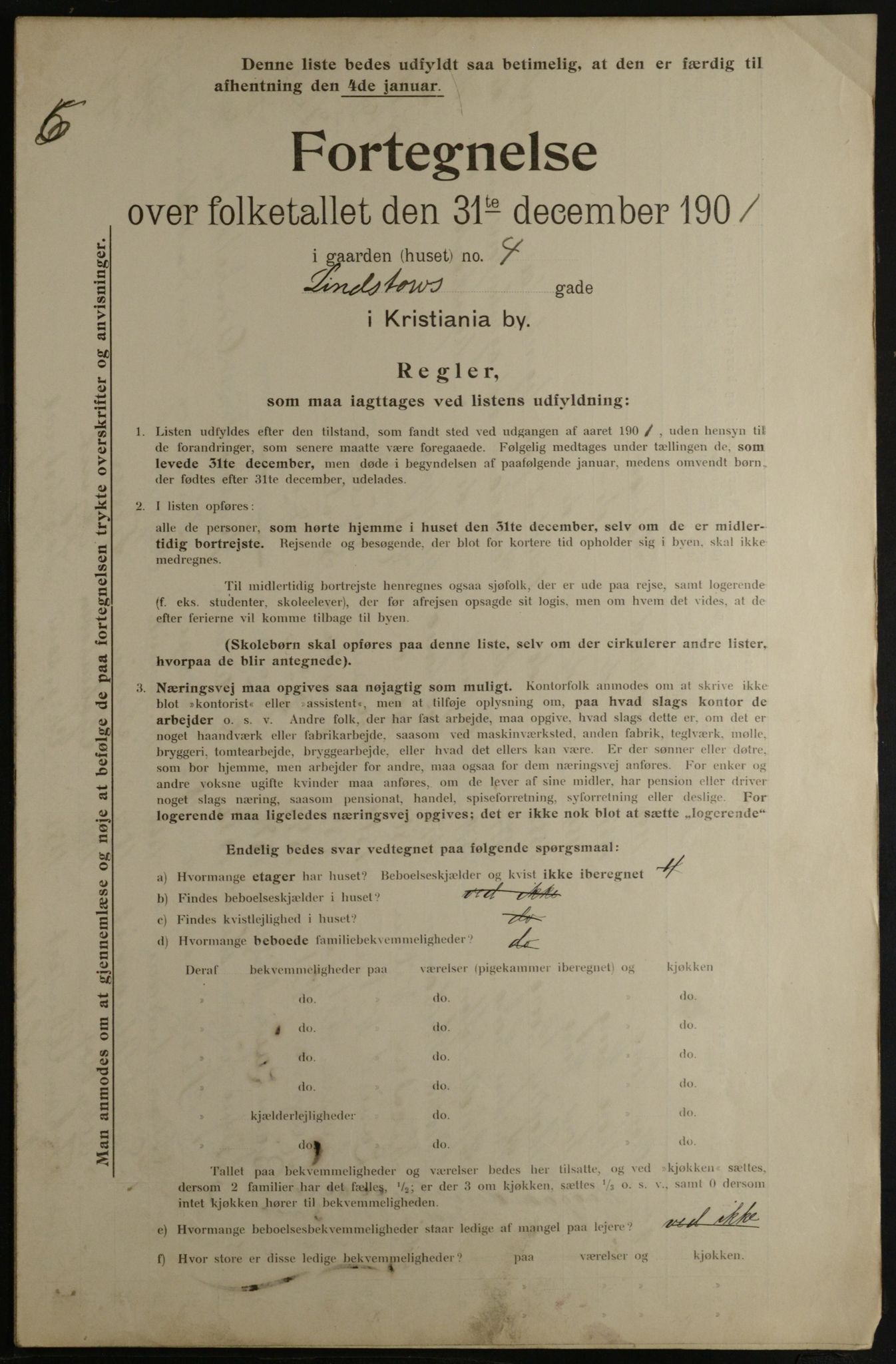 OBA, Kommunal folketelling 31.12.1901 for Kristiania kjøpstad, 1901, s. 8933