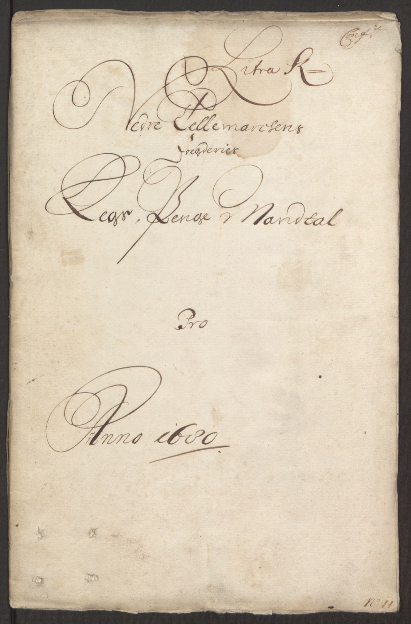 Rentekammeret inntil 1814, Reviderte regnskaper, Fogderegnskap, RA/EA-4092/R35/L2076: Fogderegnskap Øvre og Nedre Telemark, 1680-1684, s. 162
