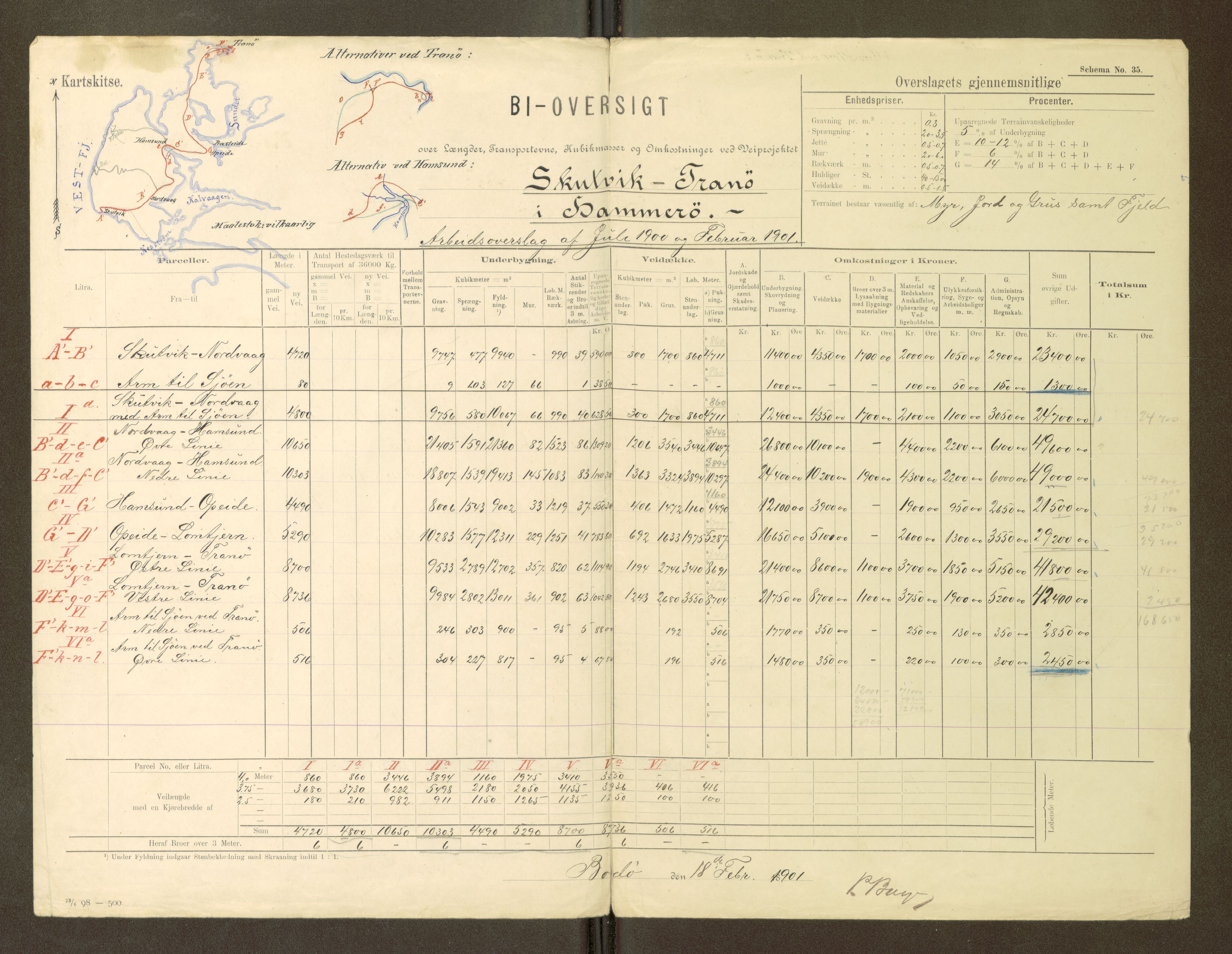 Nordland vegkontor, AV/SAT-A-4181/F/Fa/L0030: Hamarøy/Tysfjord, 1885-1948, s. 967