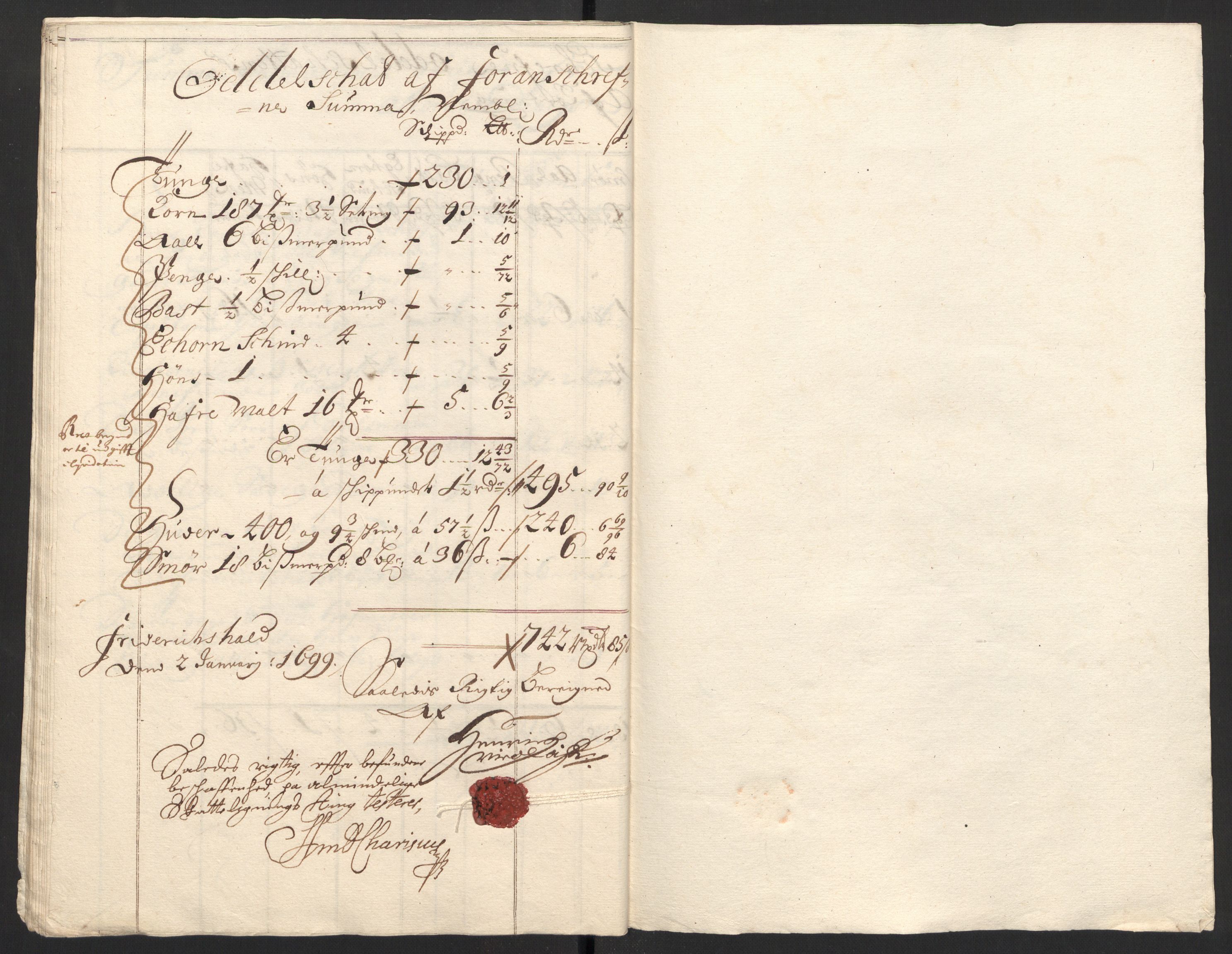 Rentekammeret inntil 1814, Reviderte regnskaper, Fogderegnskap, RA/EA-4092/R01/L0013: Fogderegnskap Idd og Marker, 1696-1698, s. 381