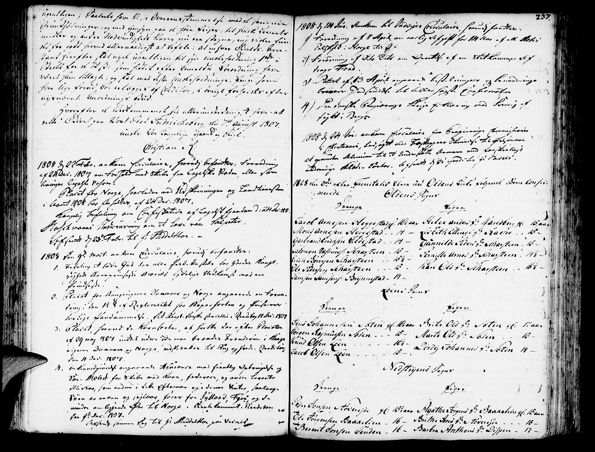 Innvik sokneprestembete, SAB/A-80501: Annen kirkebok nr. I.2.A, 1750-1835, s. 237