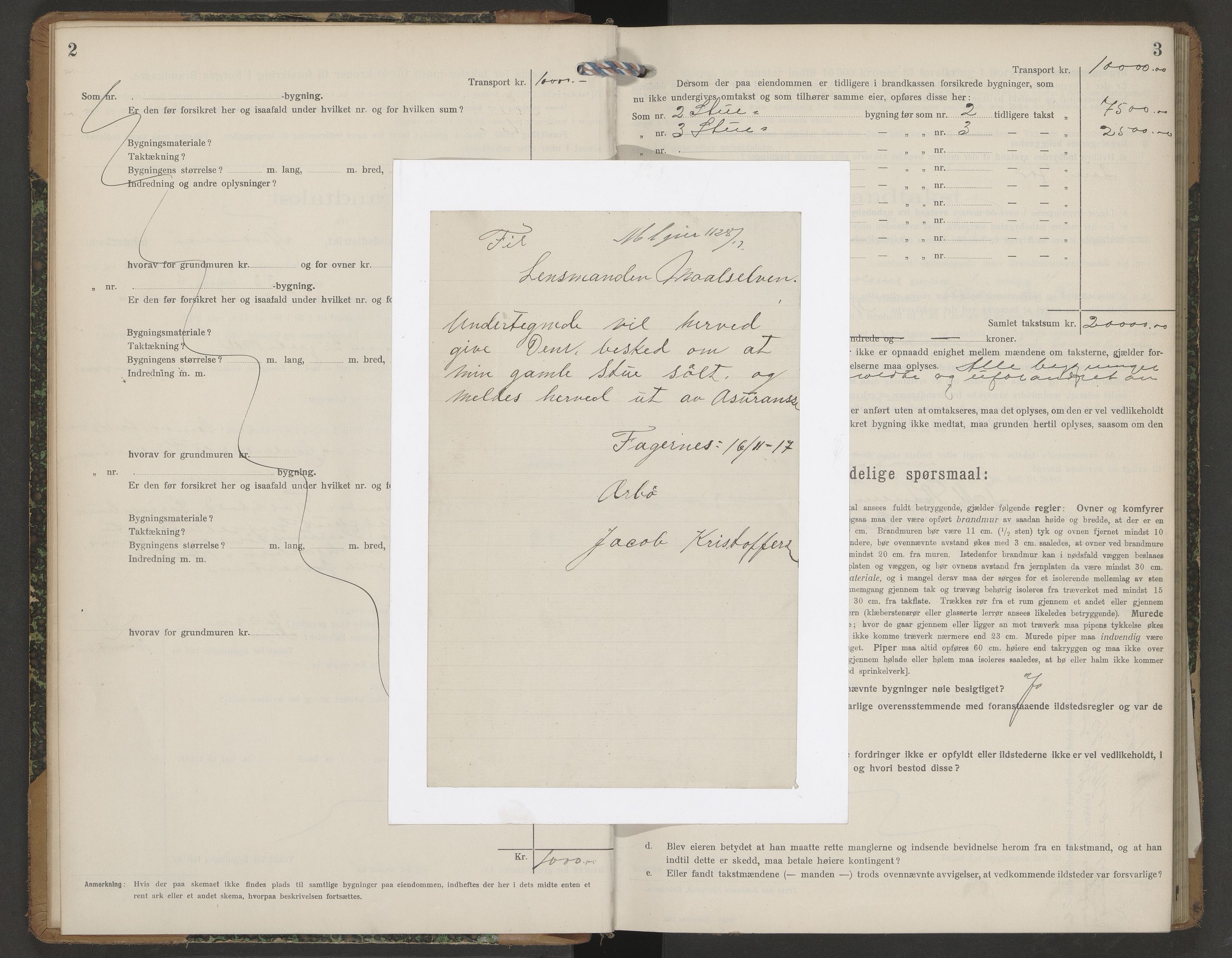 Målselv lensmannskontor, AV/SATØ-SATØ-68/F/Fp/Fpb/L0263: Branntakstprotokoll, 1917-1919