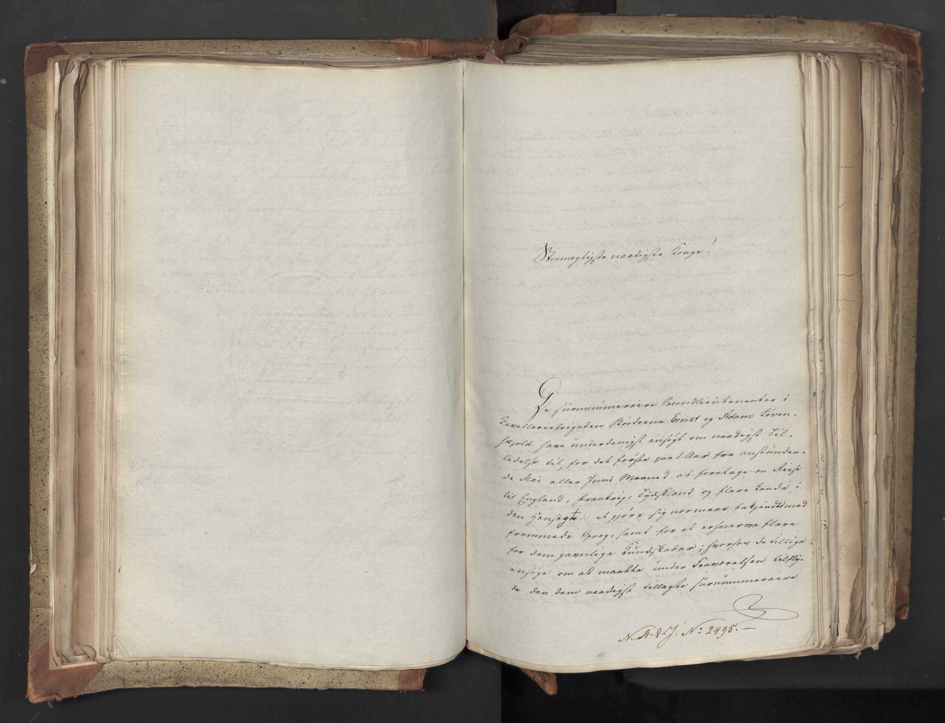 Statsrådsavdelingen i Stockholm, AV/RA-S-1003/D/Da/L0042: Regjeringsinnstillinger nr. 2467-2705, 1825, s. 86