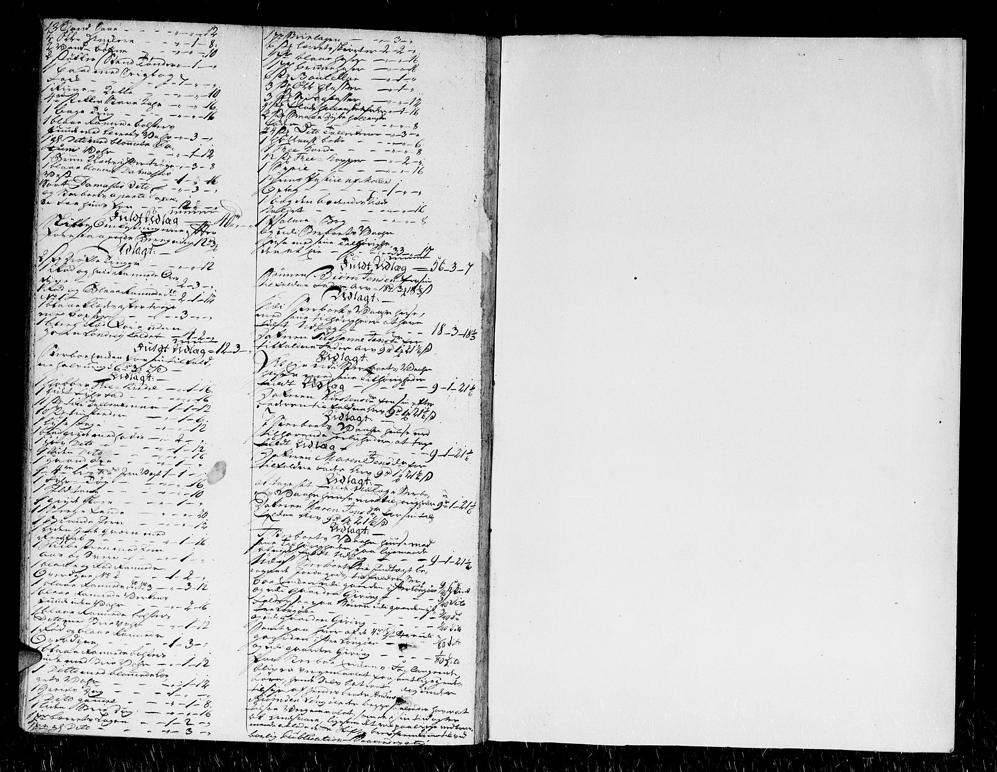 Nedenes sorenskriveri før 1824, SAK/1221-0007/H/Hc/L0033: Skifteprotokoll med register nr 22a, 1767-1772, s. 548