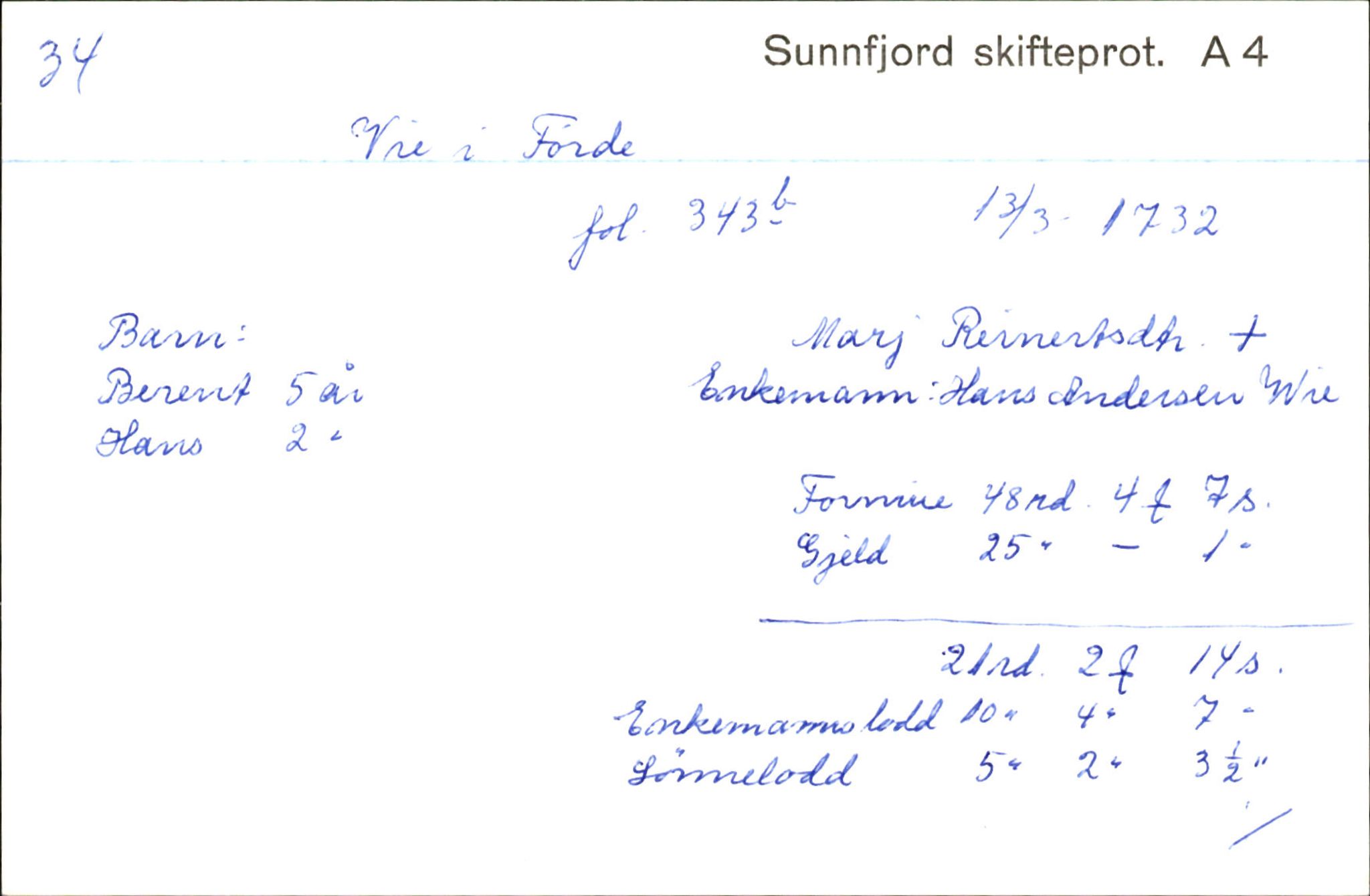 Skiftekort ved Statsarkivet i Bergen, SAB/SKIFTEKORT/003/L0003: Skifteprotokoll nr. 4-5, 1737-1751, s. 227