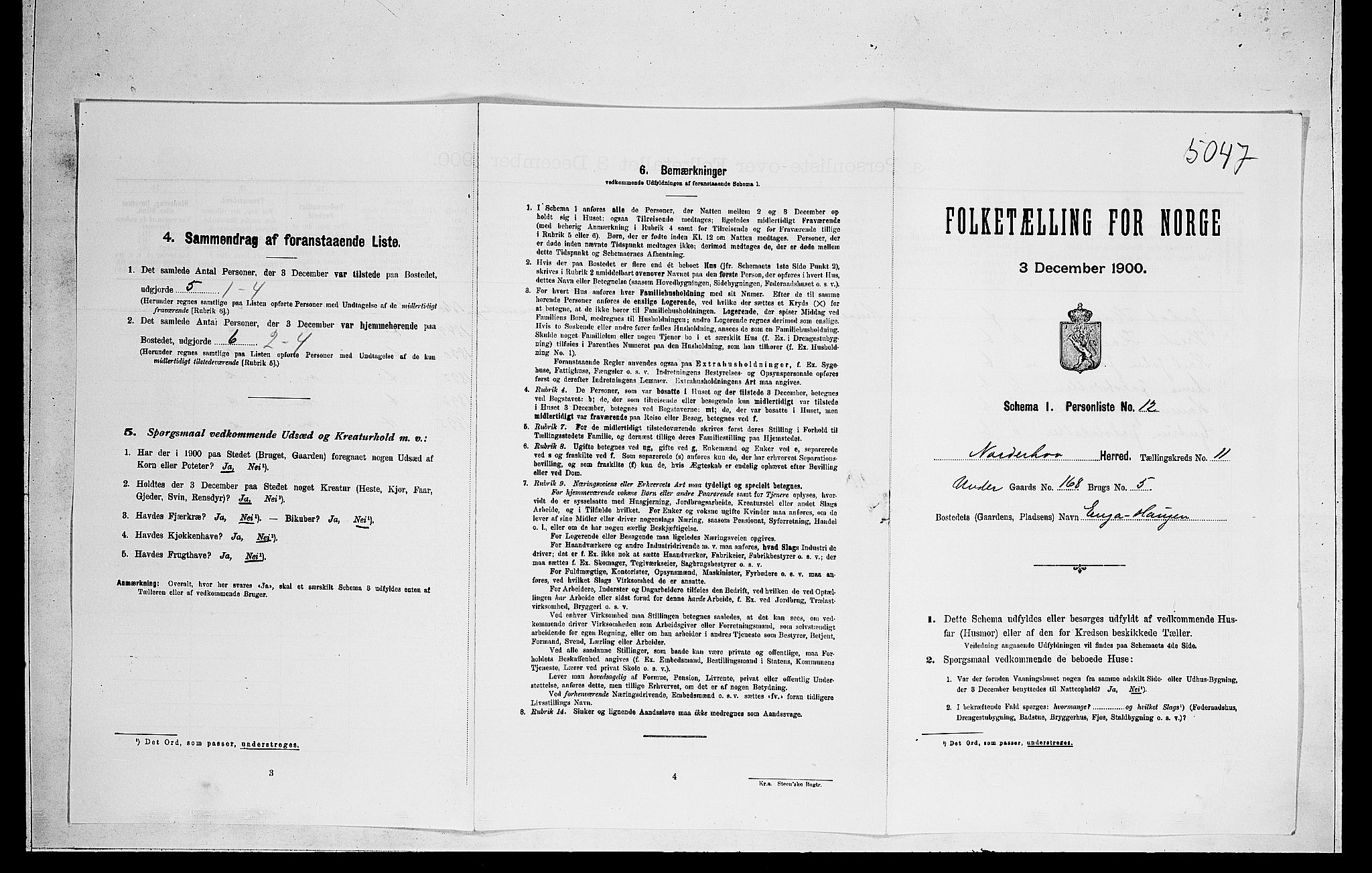 RA, Folketelling 1900 for 0613 Norderhov herred, 1900, s. 2490