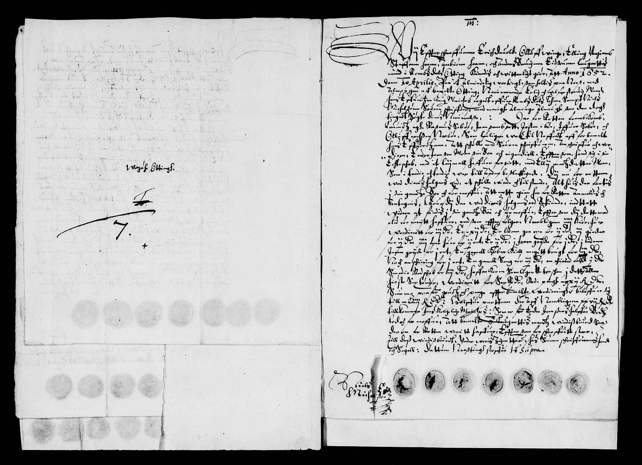 Rentekammeret inntil 1814, Reviderte regnskaper, Lensregnskaper, AV/RA-EA-5023/R/Rb/Rbw/L0103: Trondheim len, 1651-1652