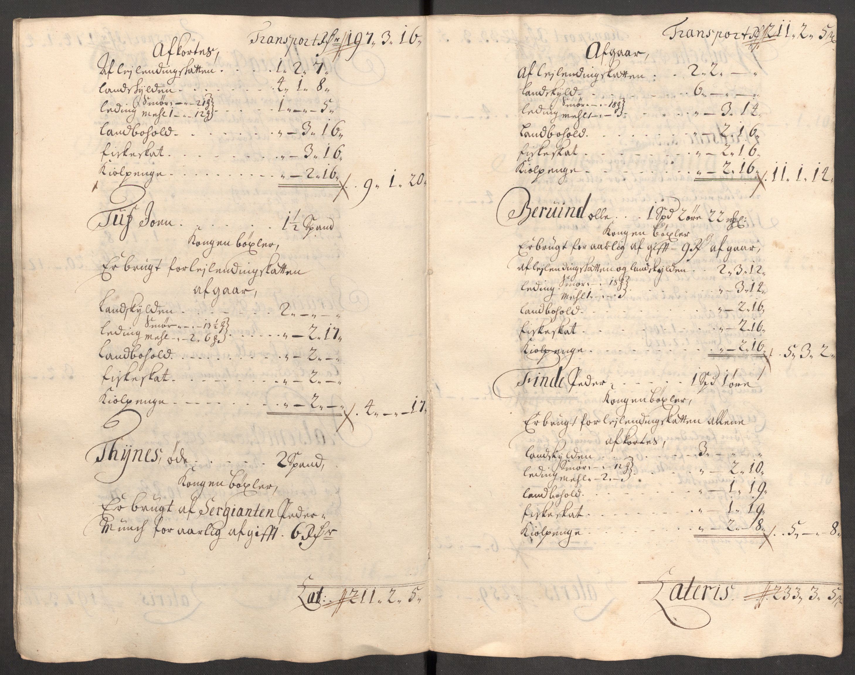 Rentekammeret inntil 1814, Reviderte regnskaper, Fogderegnskap, RA/EA-4092/R62/L4194: Fogderegnskap Stjørdal og Verdal, 1703, s. 233