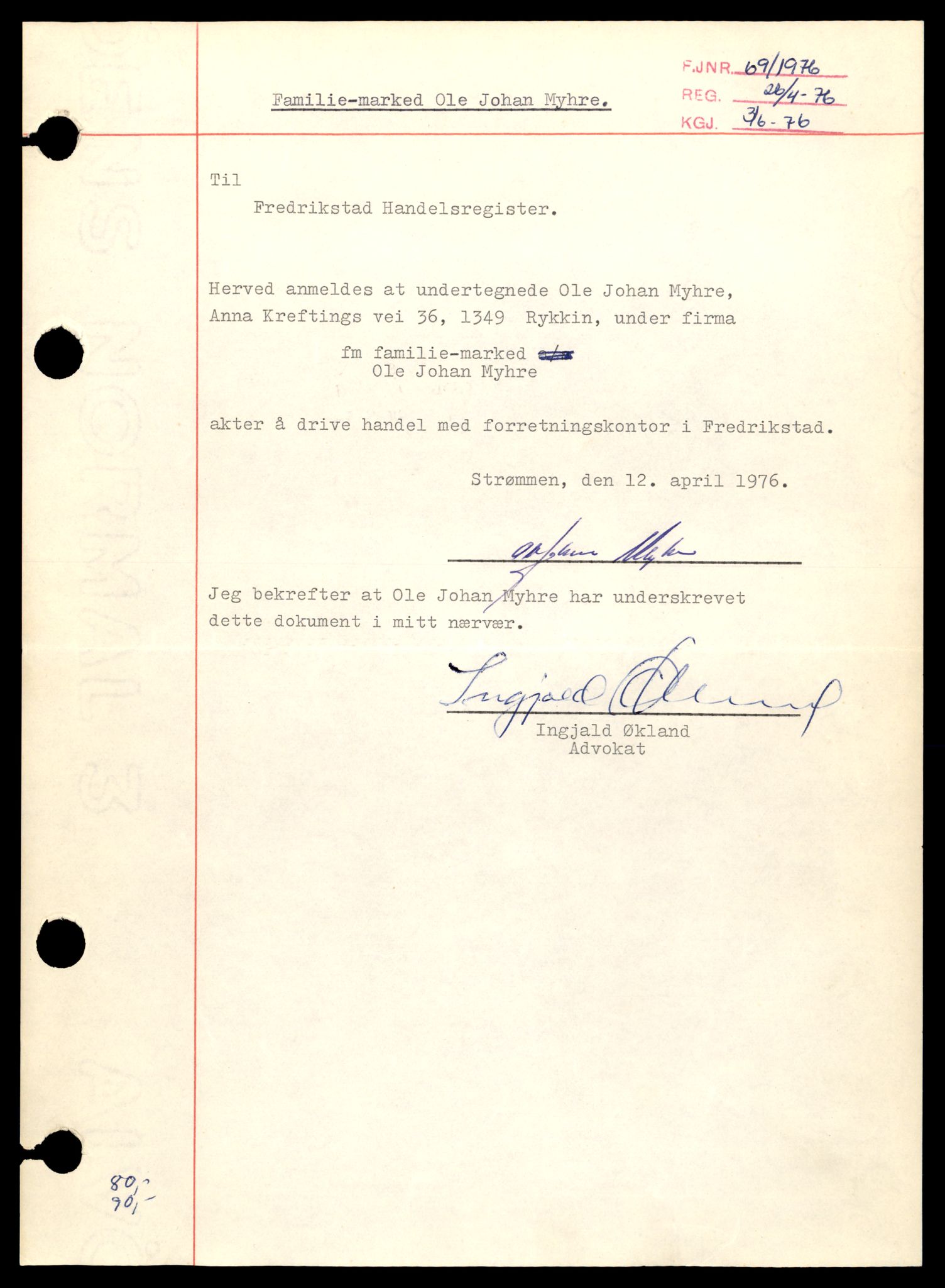 Fredrikstad tingrett, AV/SAT-A-10473/K/Ka/Kab/L0002: Enkeltmannsforetak, F-K, 1944-1990, s. 11