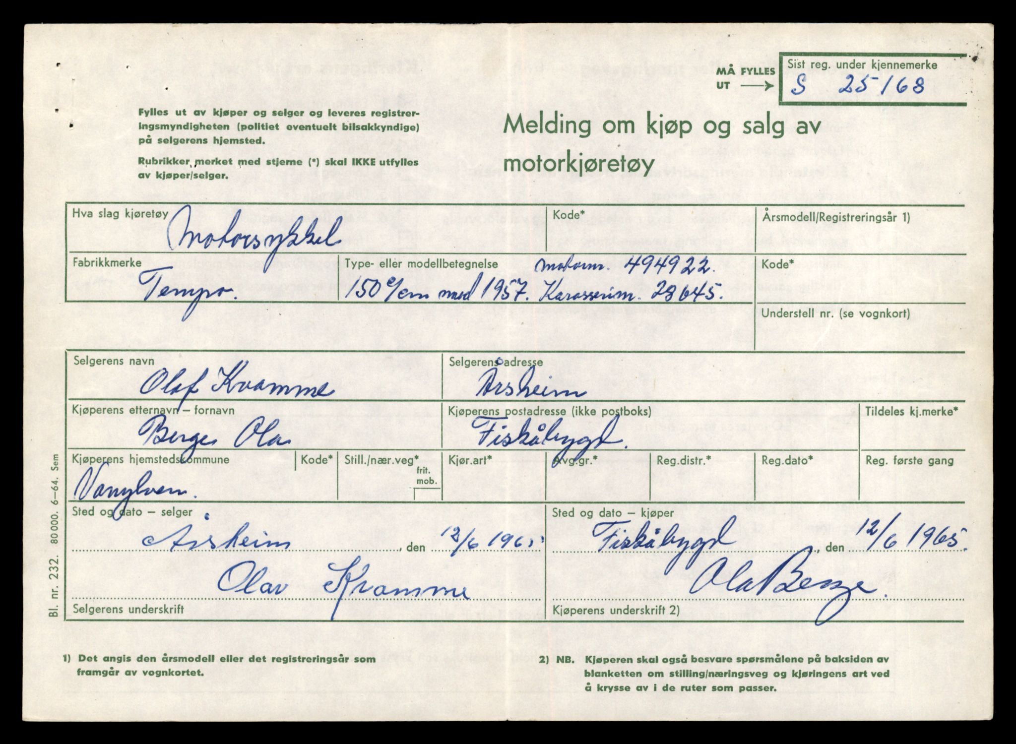 Møre og Romsdal vegkontor - Ålesund trafikkstasjon, SAT/A-4099/F/Fe/L0037: Registreringskort for kjøretøy T 13031 - T 13179, 1927-1998, s. 225