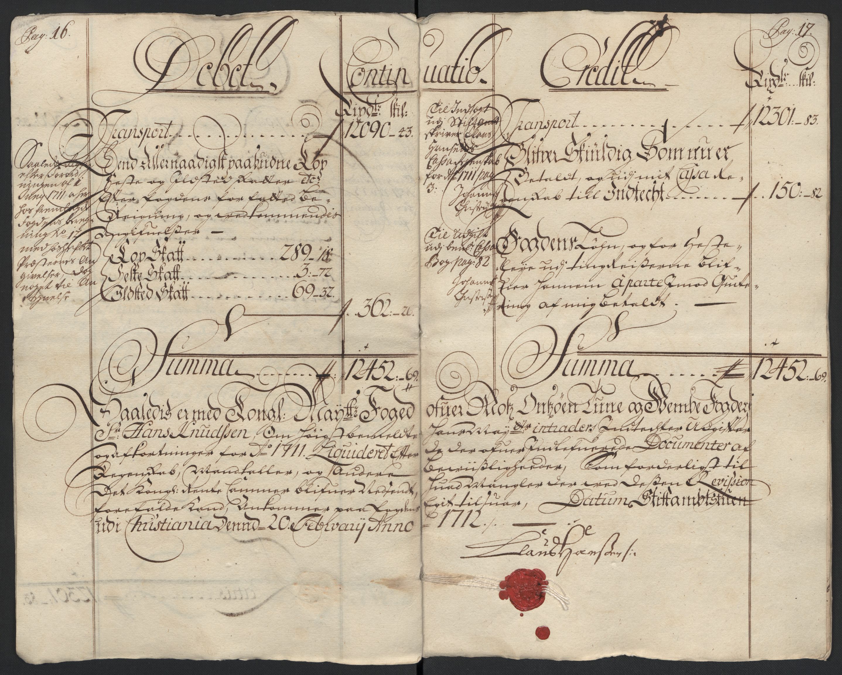 Rentekammeret inntil 1814, Reviderte regnskaper, Fogderegnskap, AV/RA-EA-4092/R04/L0136: Fogderegnskap Moss, Onsøy, Tune, Veme og Åbygge, 1711, s. 11