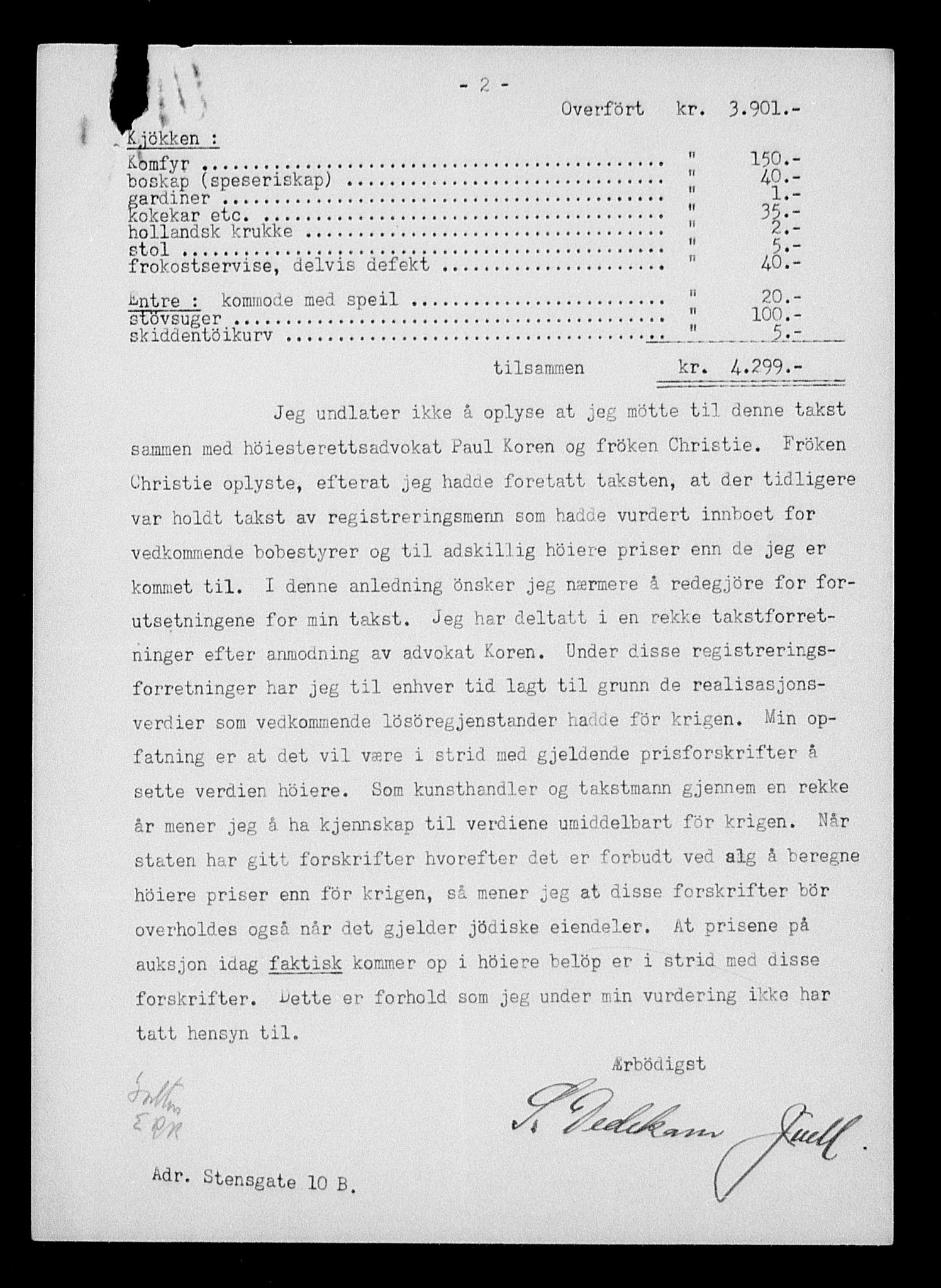 Justisdepartementet, Tilbakeføringskontoret for inndratte formuer, AV/RA-S-1564/H/Hc/Hcc/L0954: --, 1945-1947, s. 594